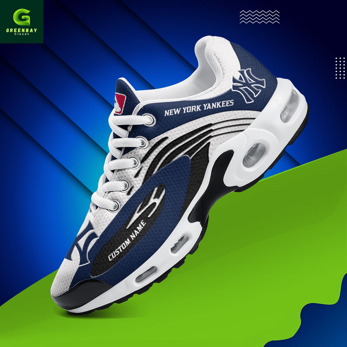 Ideafootwear New York Yankees TN Shoes Sneakers For Men And Women