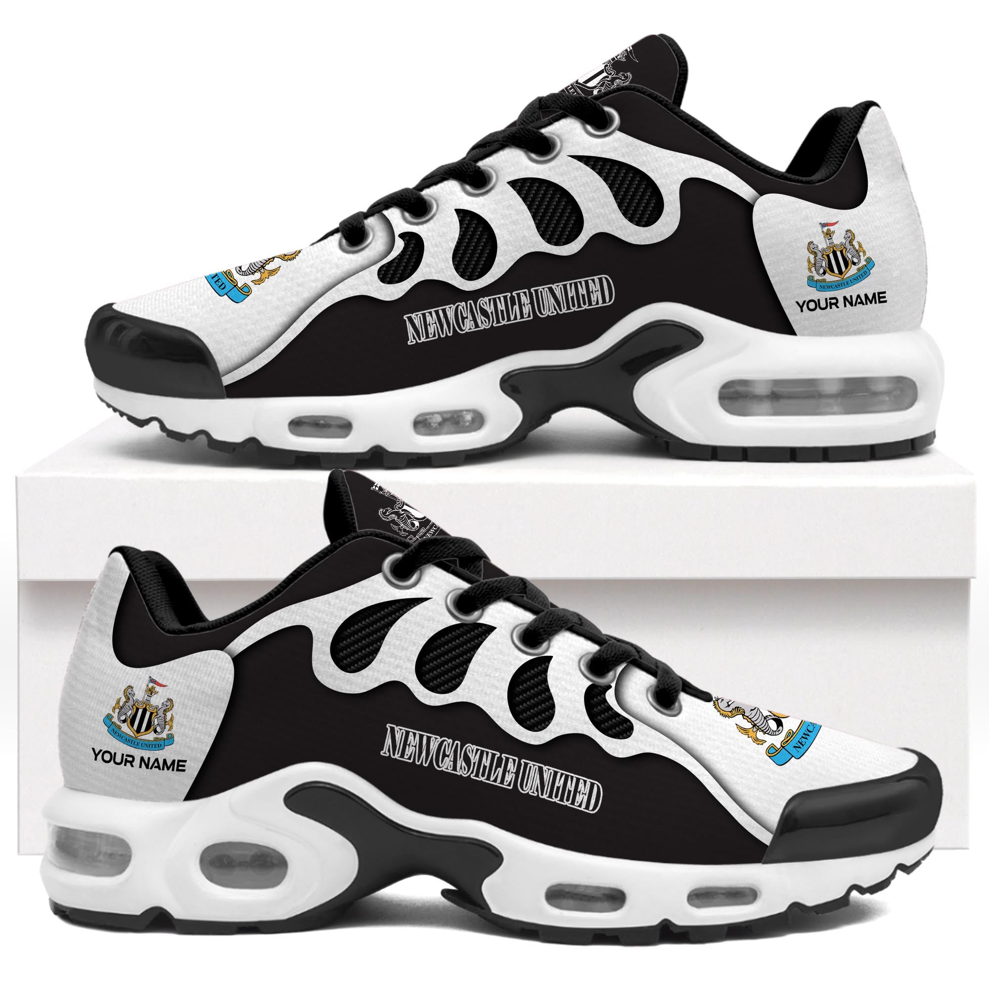 Ideafootwear Newcastle United TN Shoes Sneakers For Men And Women