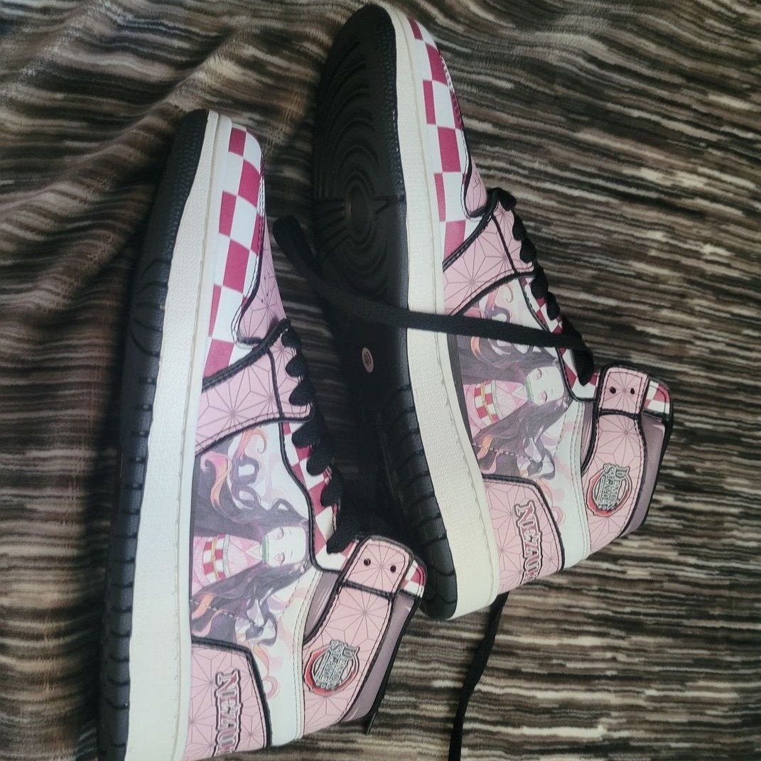 Ideafootwear Nezuko AJ1 High Sneakers Shoes For Men And Women