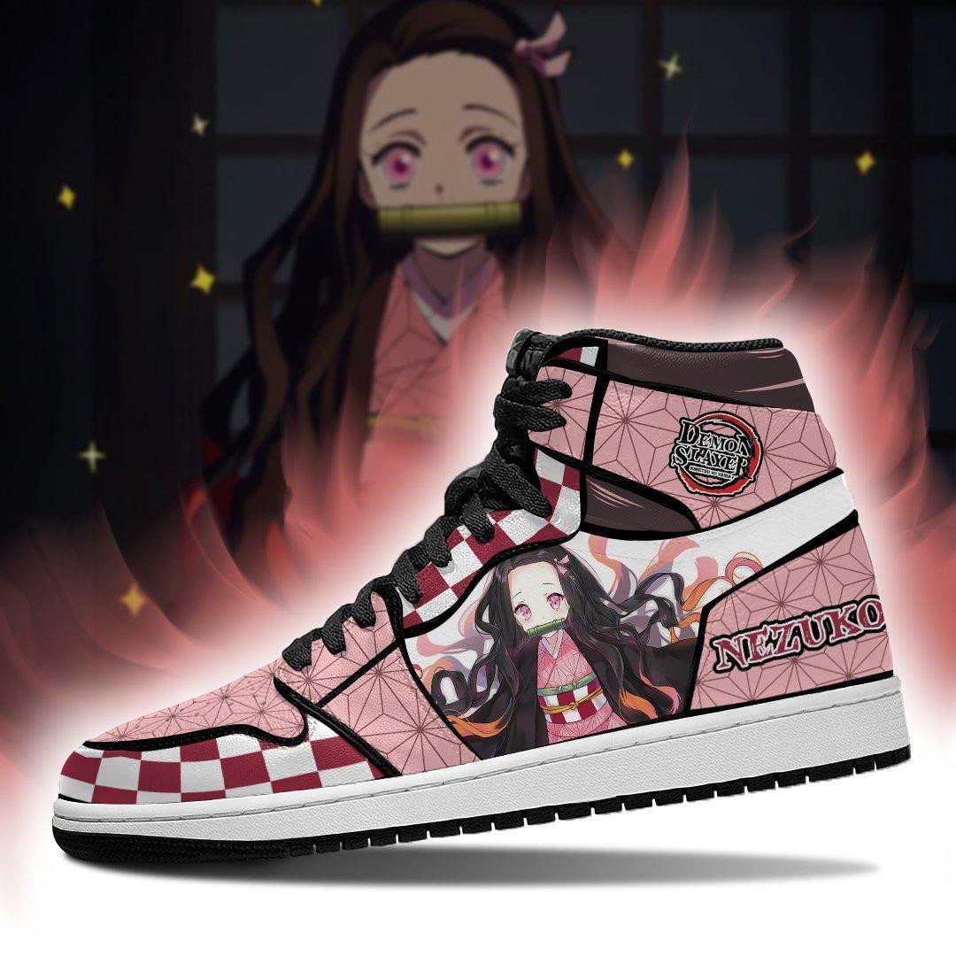Ideafootwear Nezuko AJ1 High Sneakers Shoes For Men And Women
