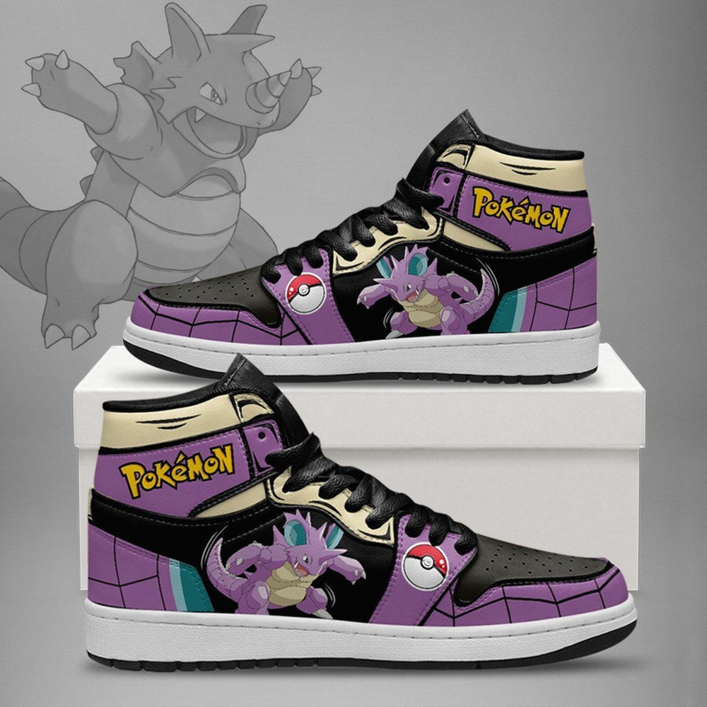 Ideafootwear Nidoking AJ1 High Sneakers Shoes For Men And Women