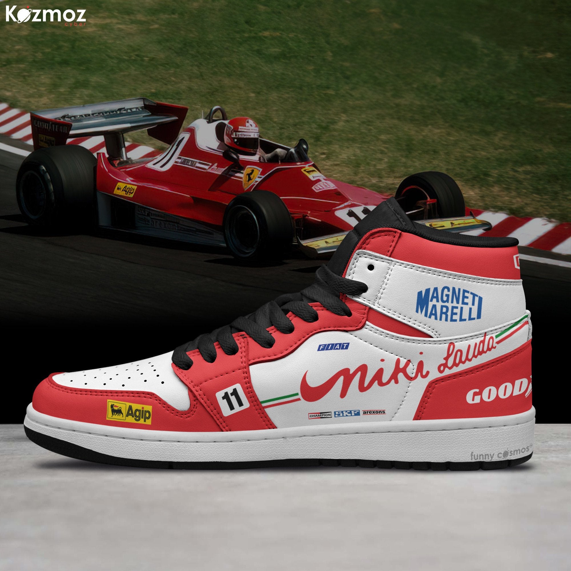 Ideafootwear Niki Lauda AJ1 High Sneakers Shoes For Men And Women