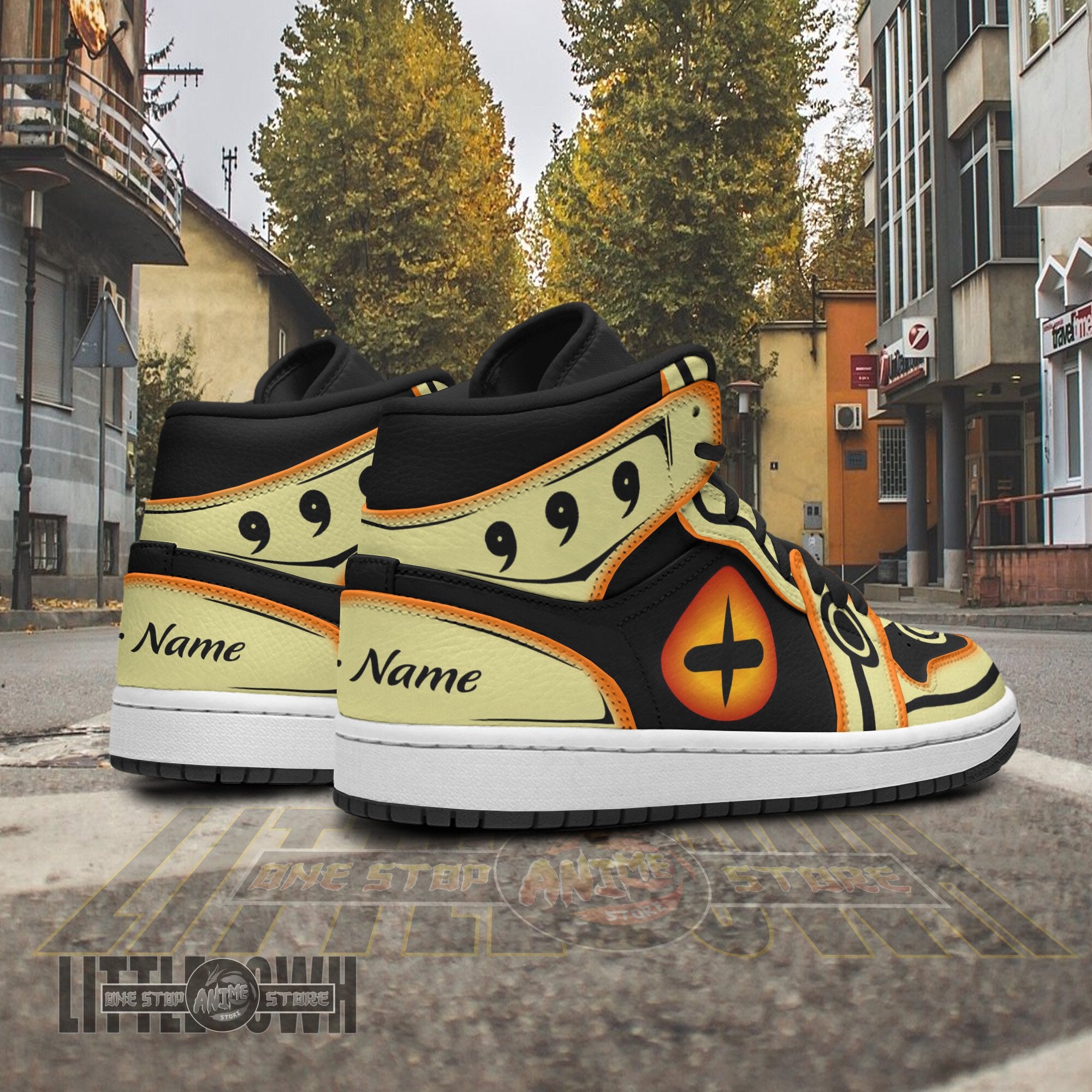 Ideafootwear Nine Tails Sage AJ1 High Sneakers Shoes For Men And Women