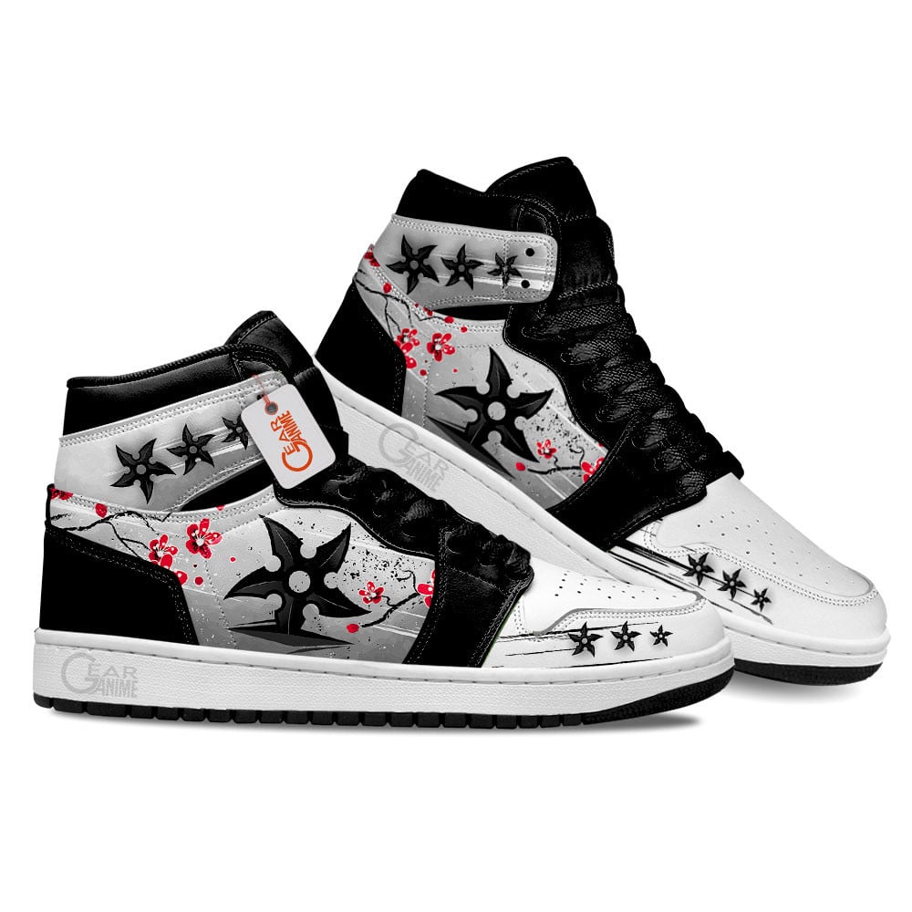 Ideafootwear Ninja Shuriken AJ1 High Sneakers Shoes For Men And Women