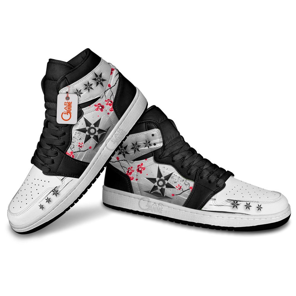 Ideafootwear Ninja Shuriken AJ1 High Sneakers Shoes For Men And Women