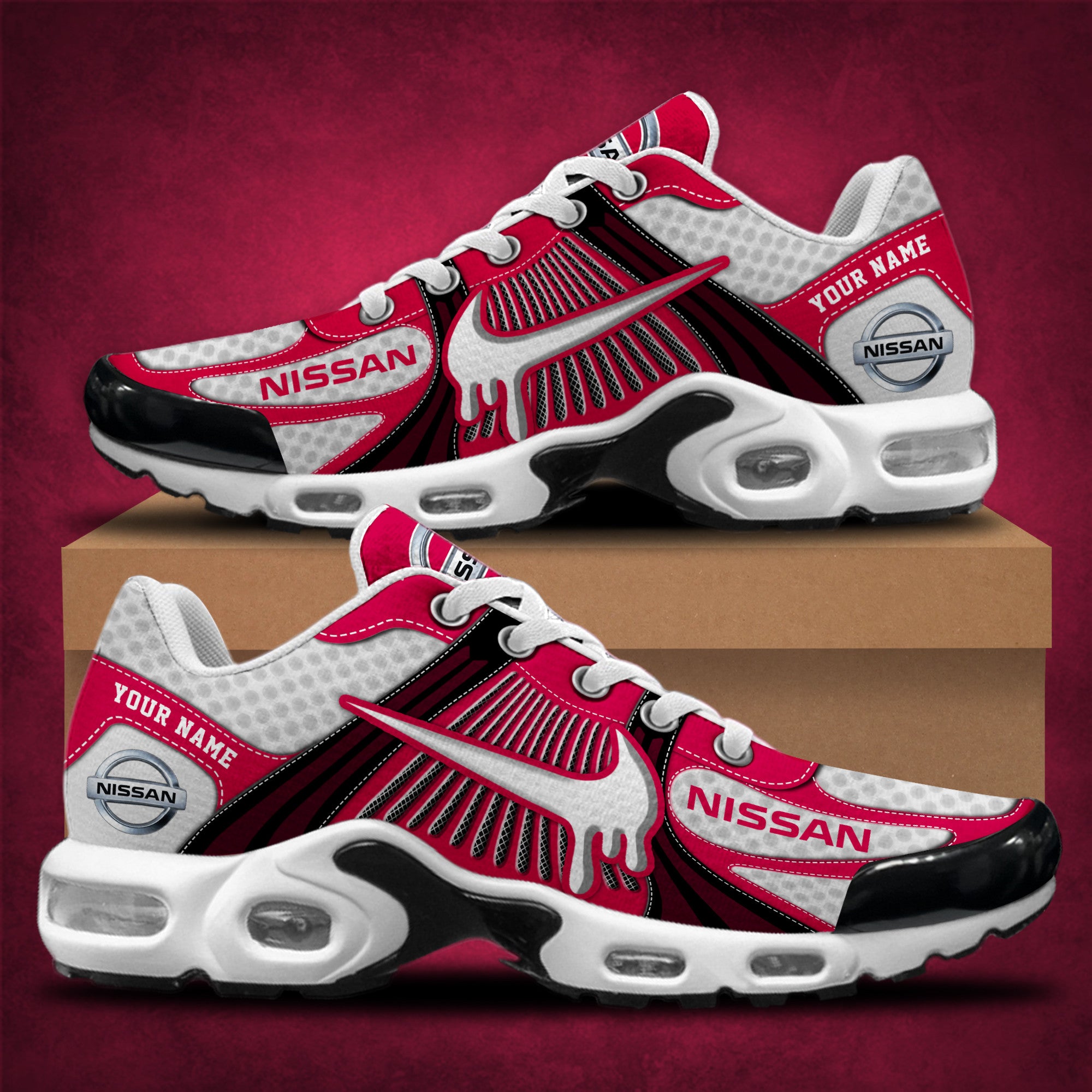 Ideafootwear Nissan TN Shoes Sneakers For Men And Women