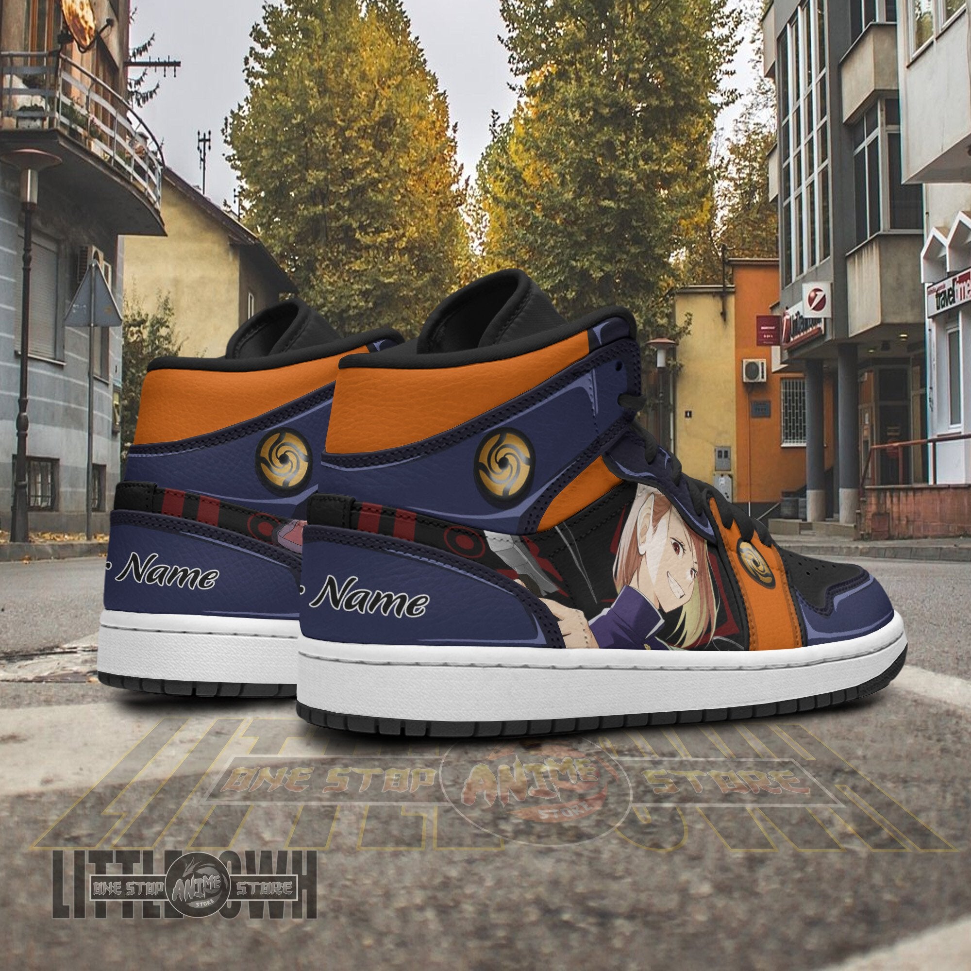 Ideafootwear Nobara Kugisaki AJ1 High Sneakers Shoes For Men And Women