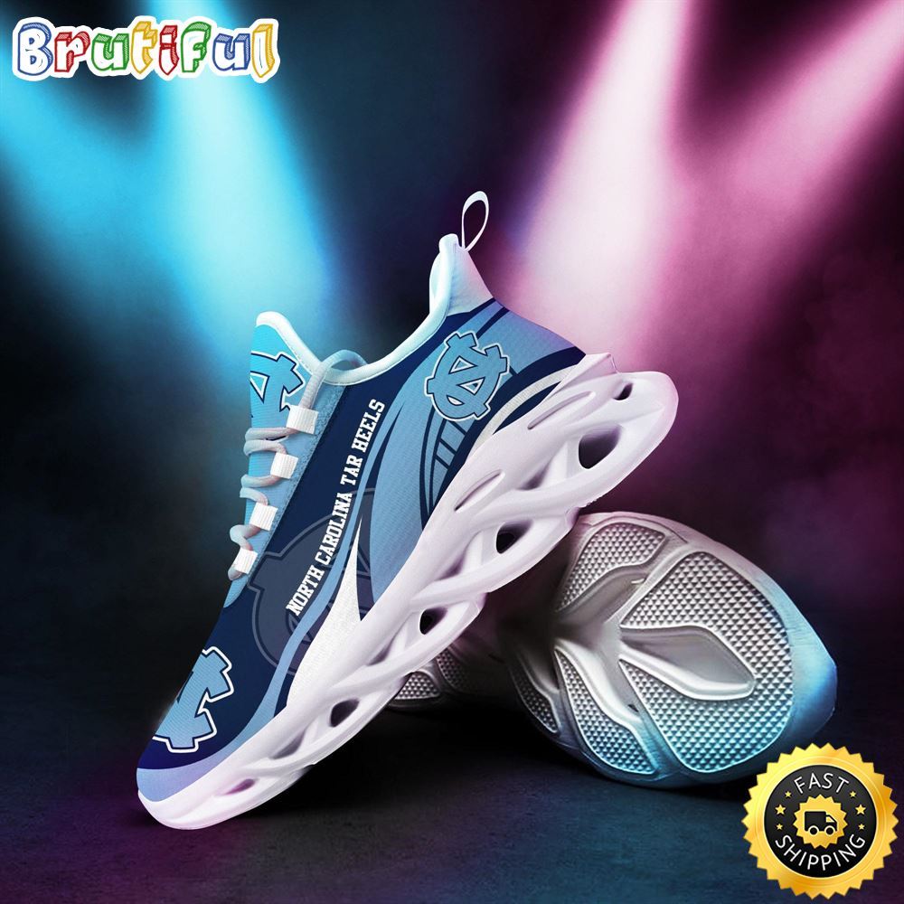Ideafootwear North Carolina Tar Heels Max Soul Shoes Sneakers For Men And Women