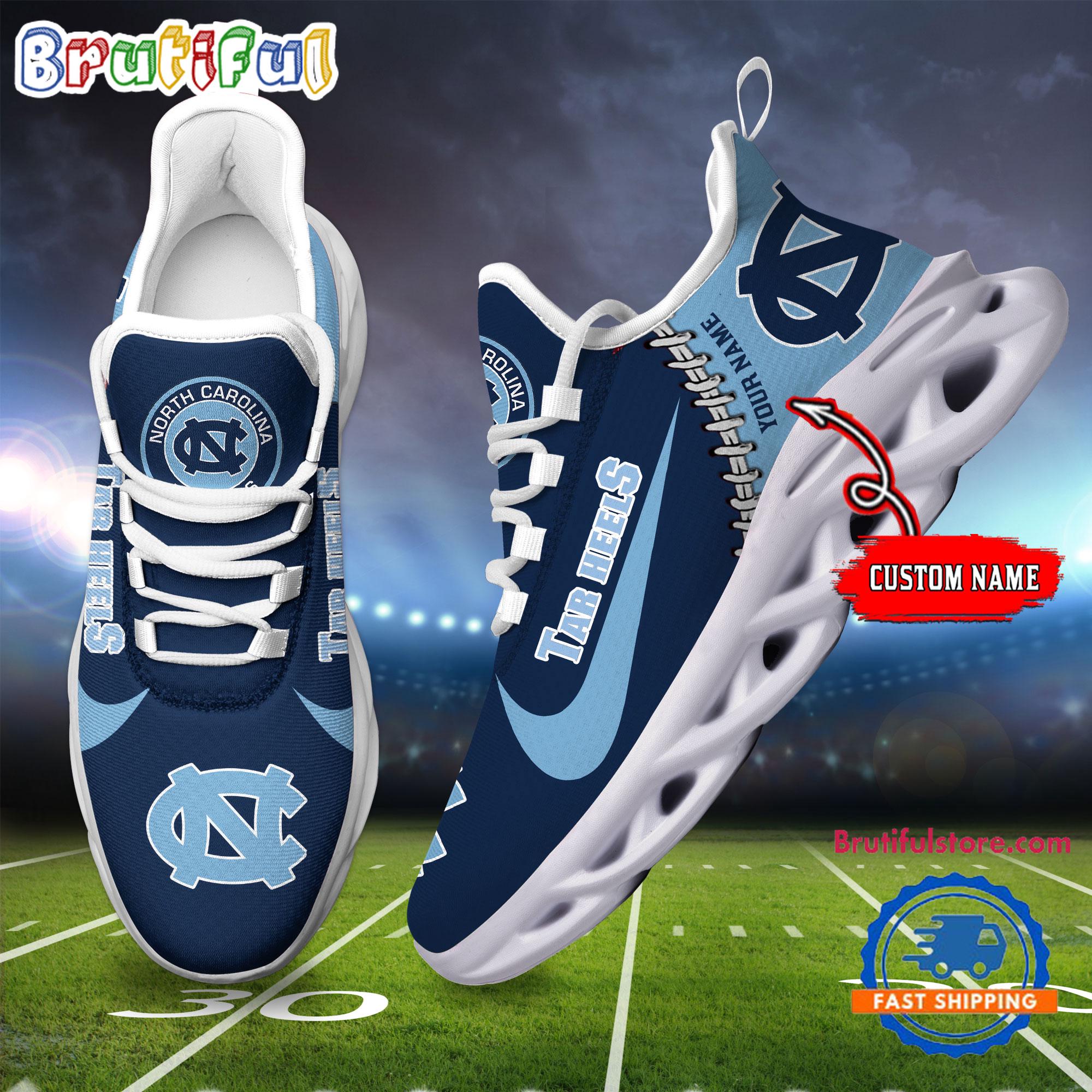 Ideafootwear North Carolina Tar Heels Max Soul Shoes Sneakers For Men And Women