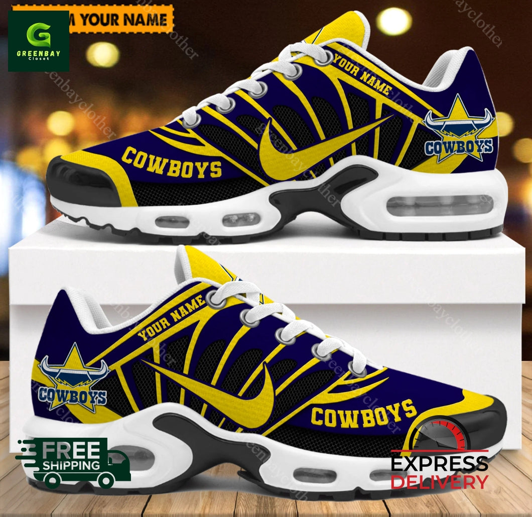 Ideafootwear North Queensland Cowboys TN Shoes Sneakers For Men And Women