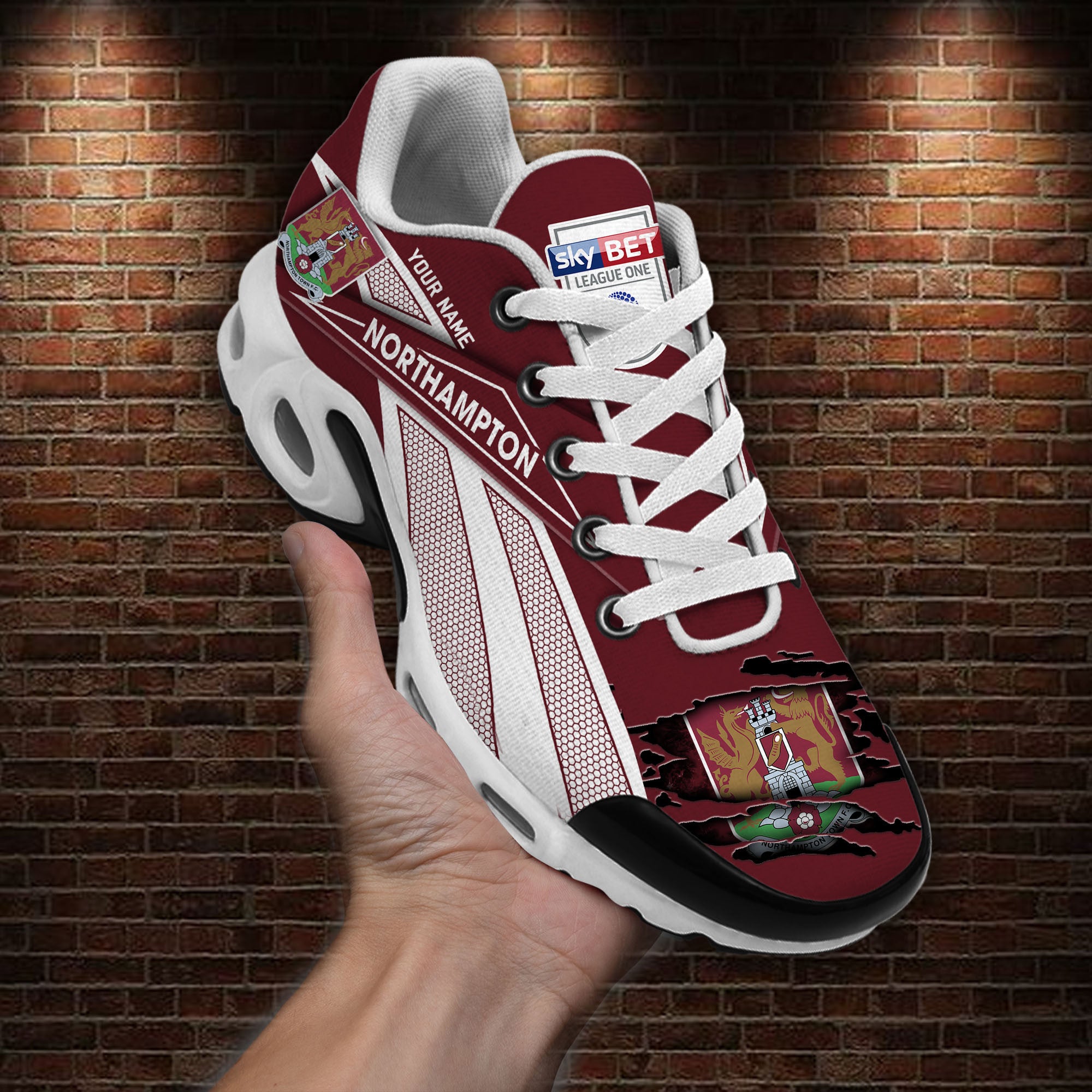 Ideafootwear Northampton Town F.C TN Shoes Sneakers For Men And Women