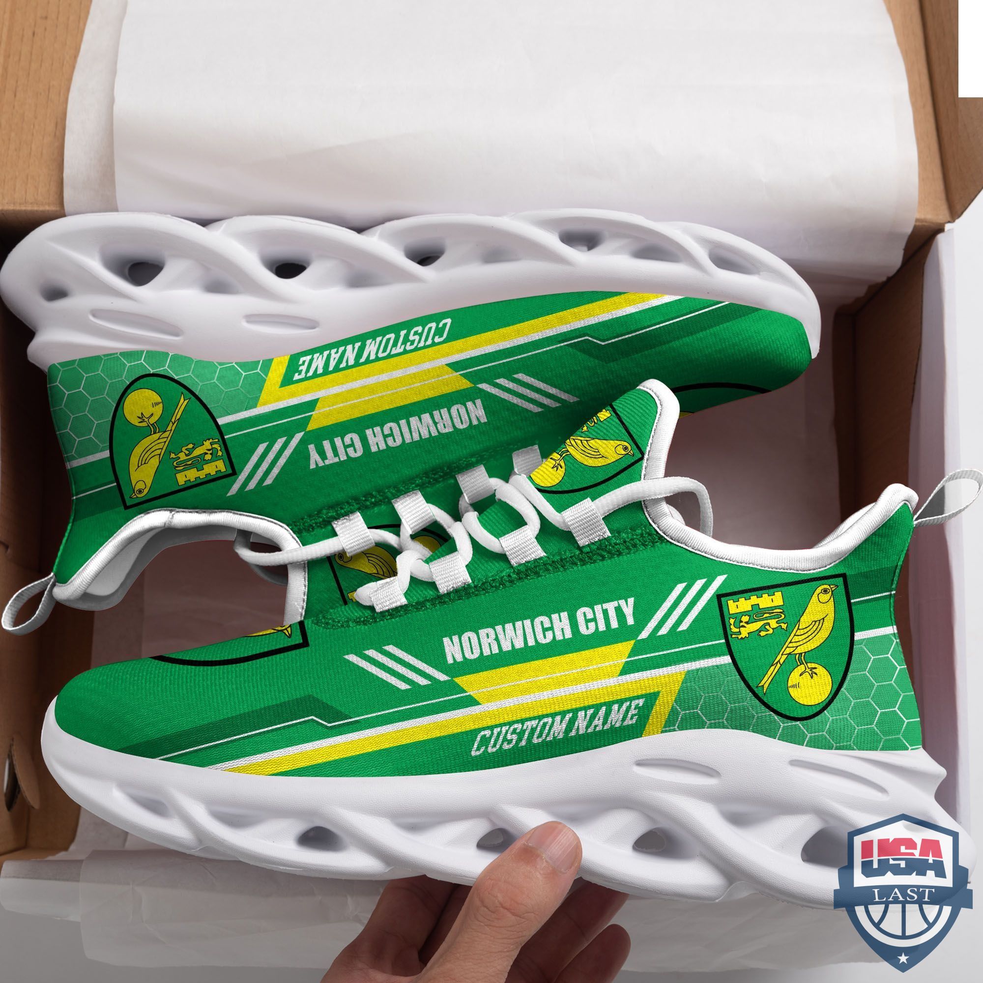 Ideafootwear Norwich City Max Soul Shoes Sneakers For Men And Women