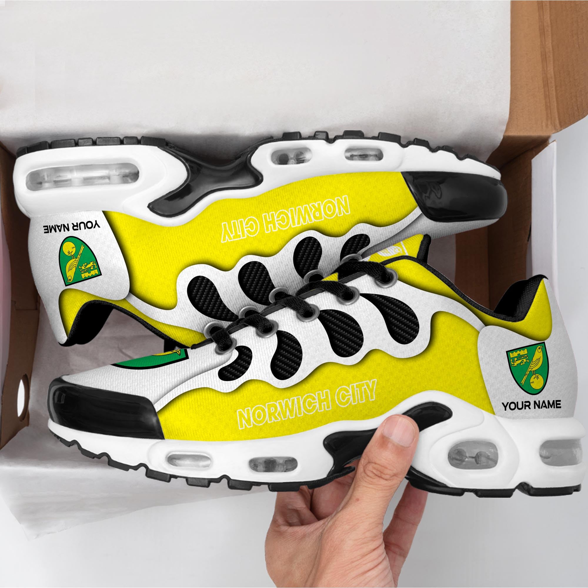 Ideafootwear Norwich City TN Shoes Sneakers For Men And Women