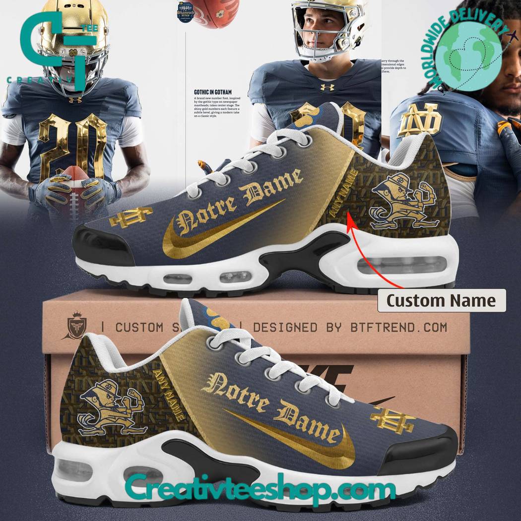 Ideafootwear Notre Dame Fighting Irish TN Shoes Sneakers For Men And Women