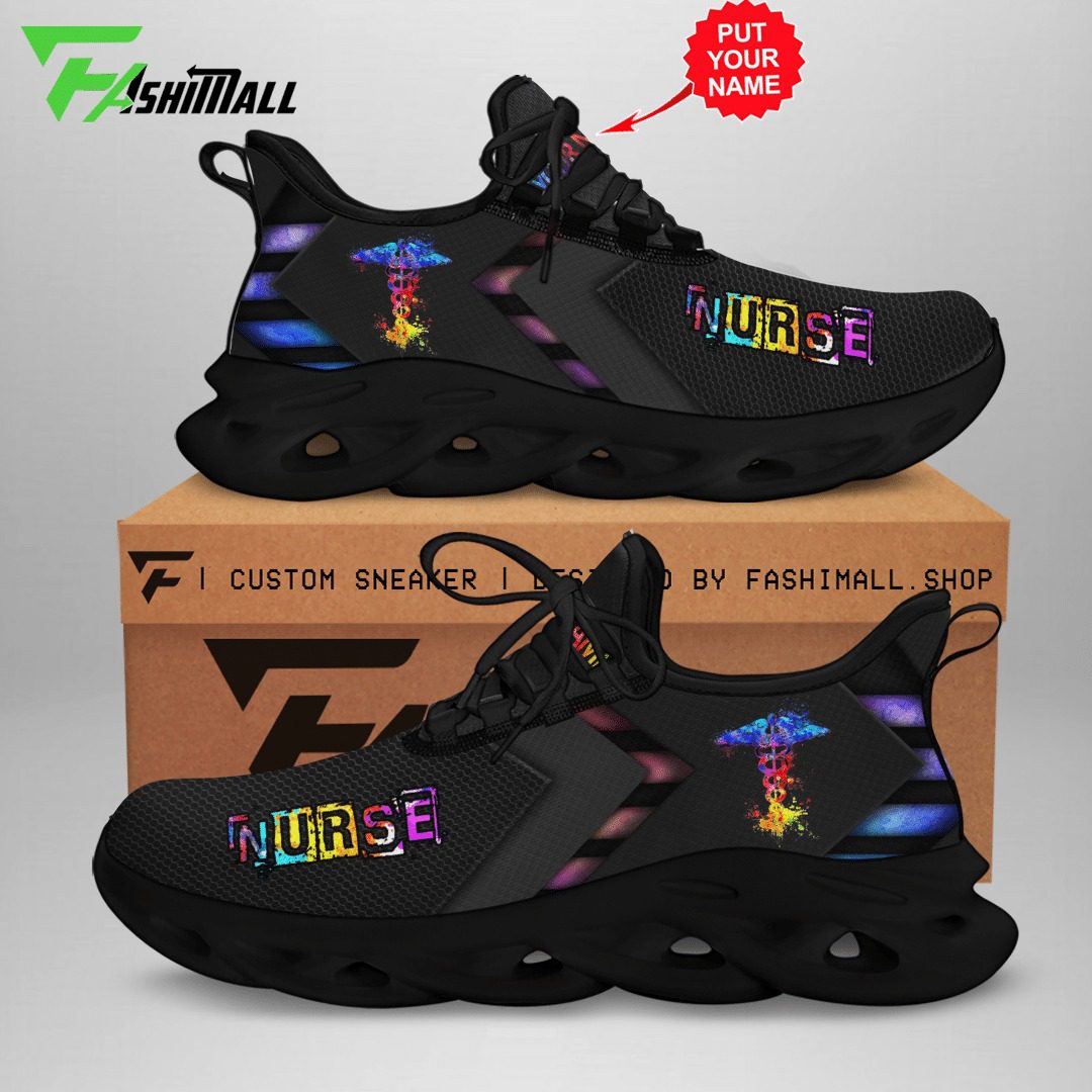 Ideafootwear Nurse Rainbow Hologram Max Soul Shoes Sneakers For Men And Women