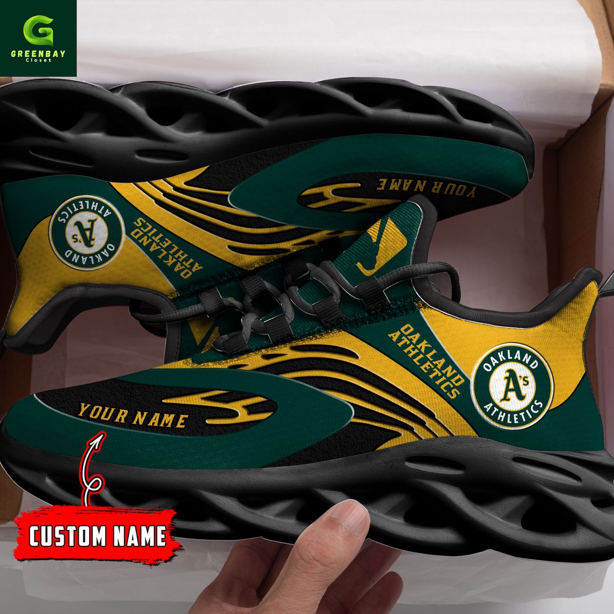 Ideafootwear Oakland Athletics Max Soul Shoes Sneakers For Men And Women