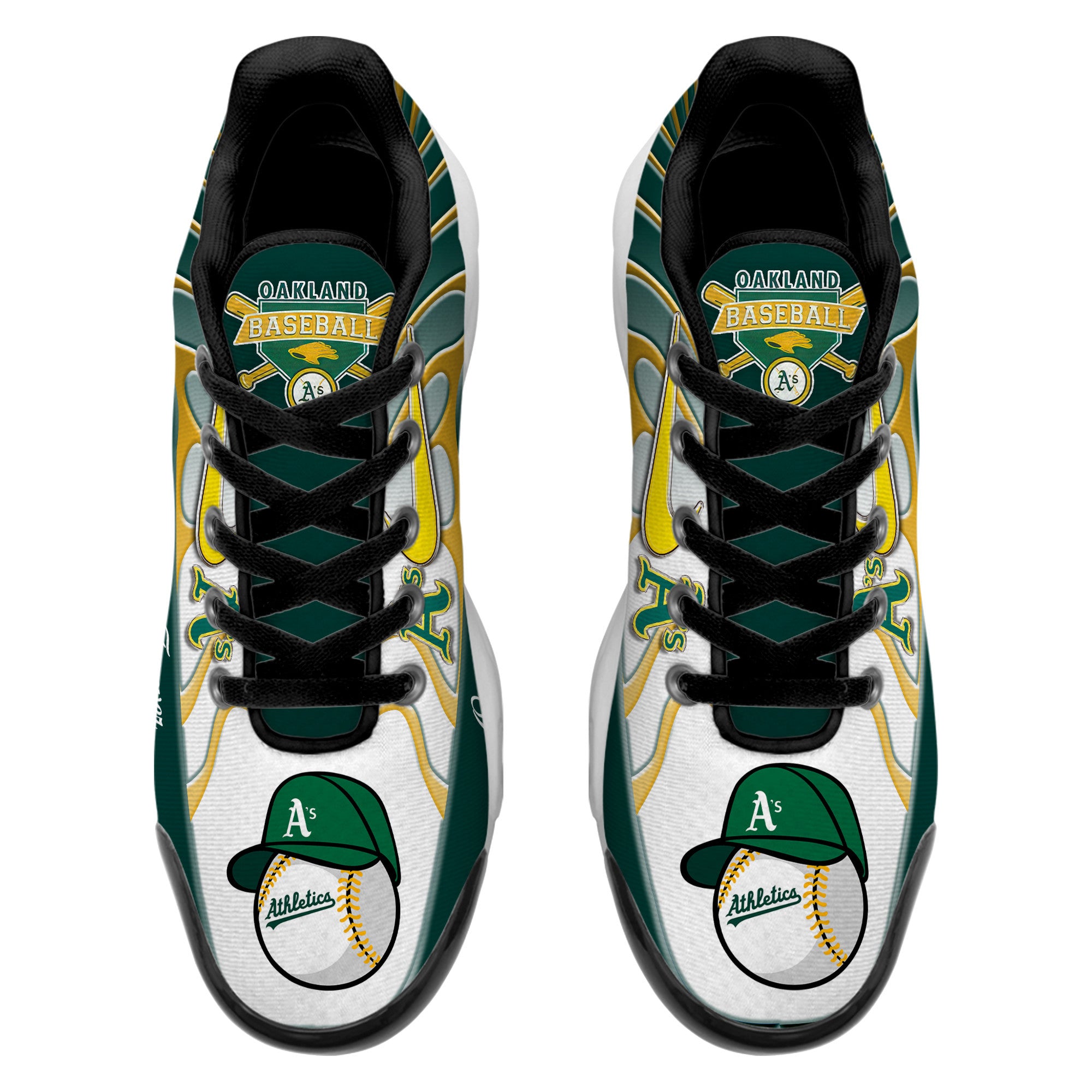 Ideafootwear Oakland Athletics TN Shoes Sneakers For Men And Women