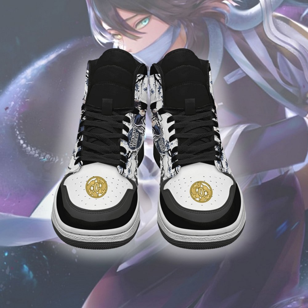 Ideafootwear Obanai Iguro Demon Slayer AJ1 High Sneakers Shoes For Men And Women
