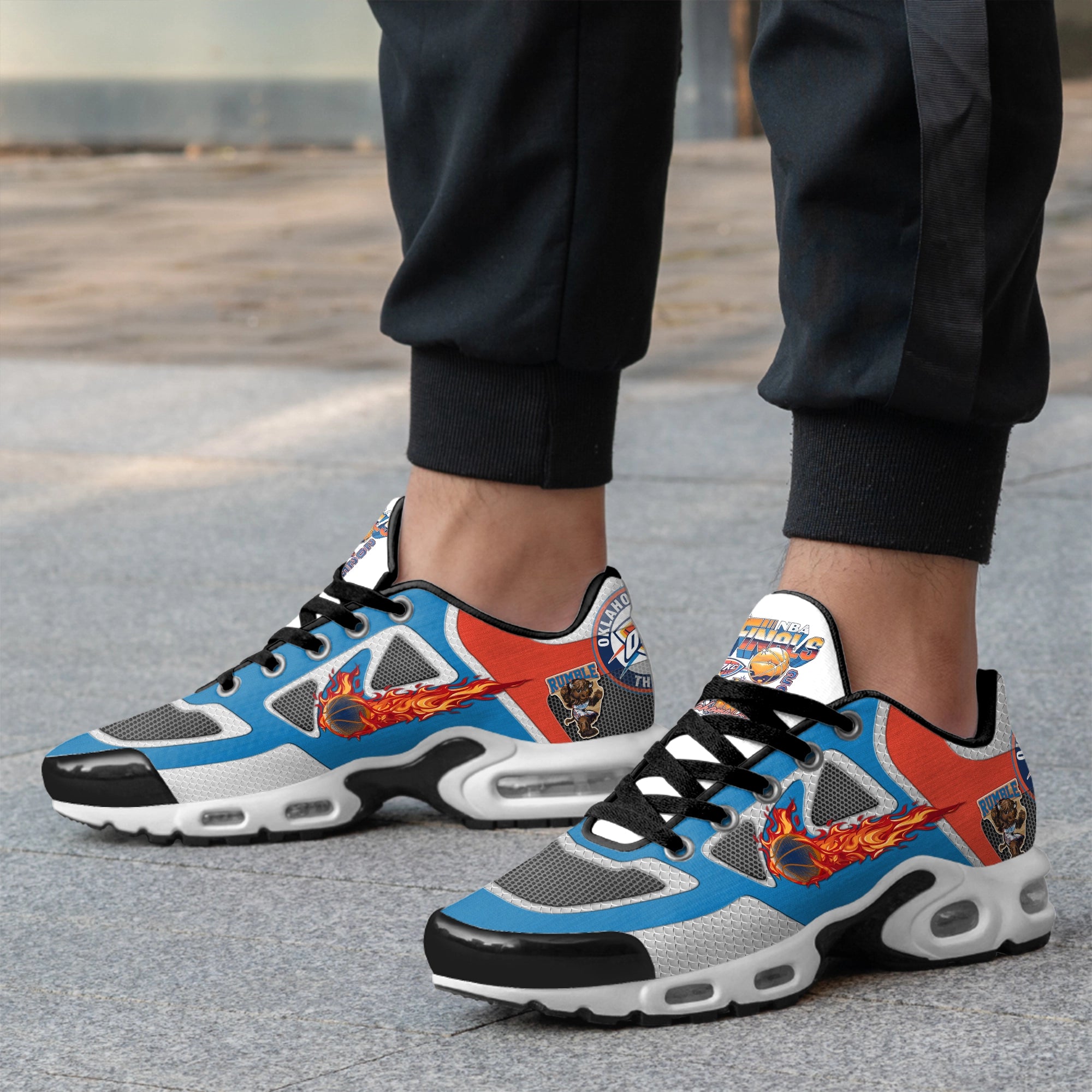 Ideafootwear Oklahoma City Thunder TN Shoes Sneakers For Men And Women