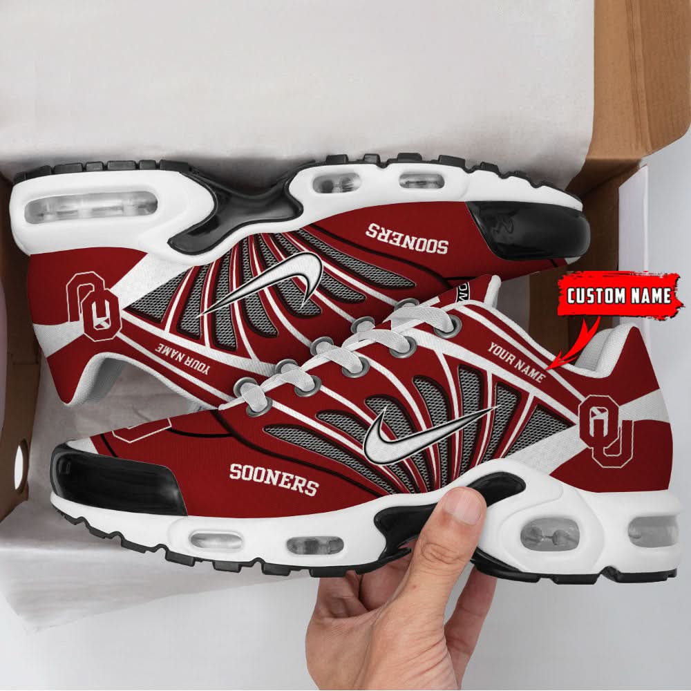 Ideafootwear Oklahoma Sooners TN Shoes Sneakers For Men And Women