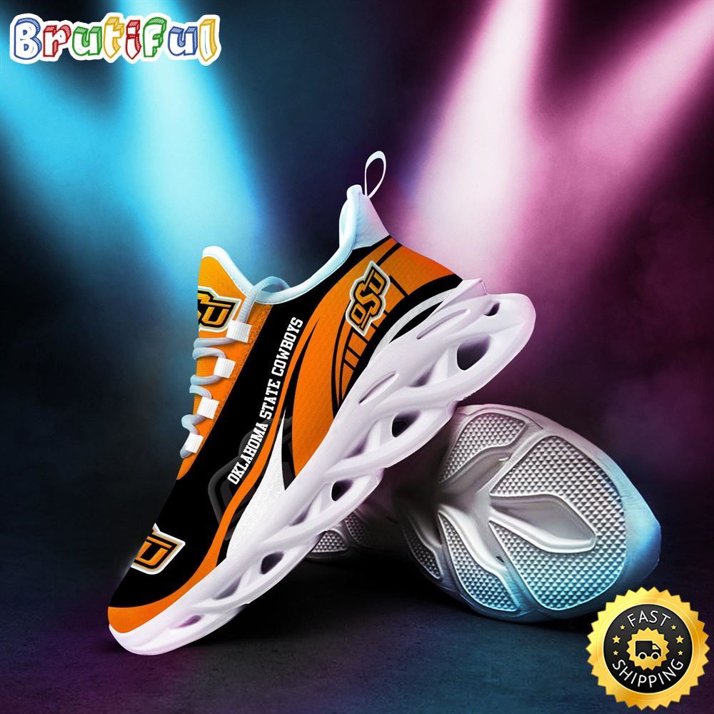 Ideafootwear Oklahoma State Cowboys Max Soul Shoes Sneakers For Men And Women