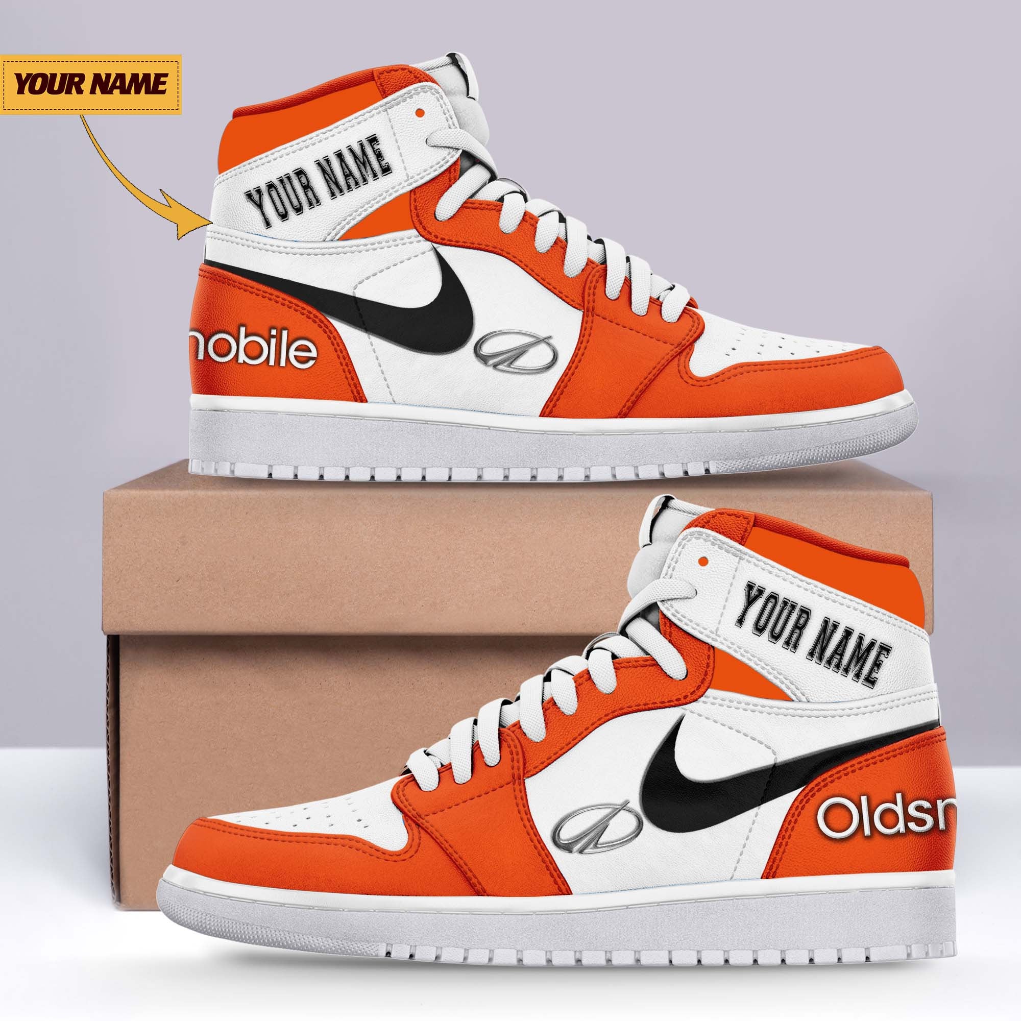 Ideafootwear Oldsmobile AJ1 High Sneakers Shoes For Men And Women