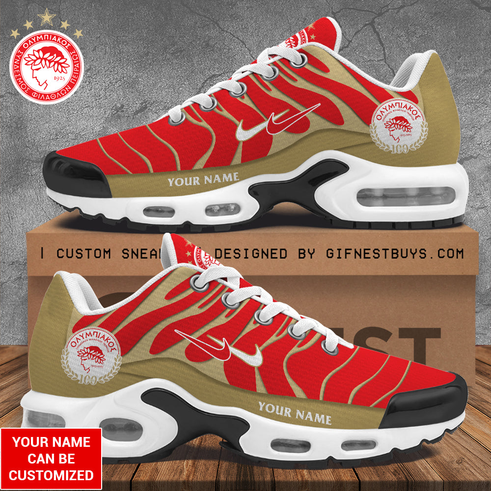 Ideafootwear Olympiakos F.C. TN Shoes Sneakers For Men And Women
