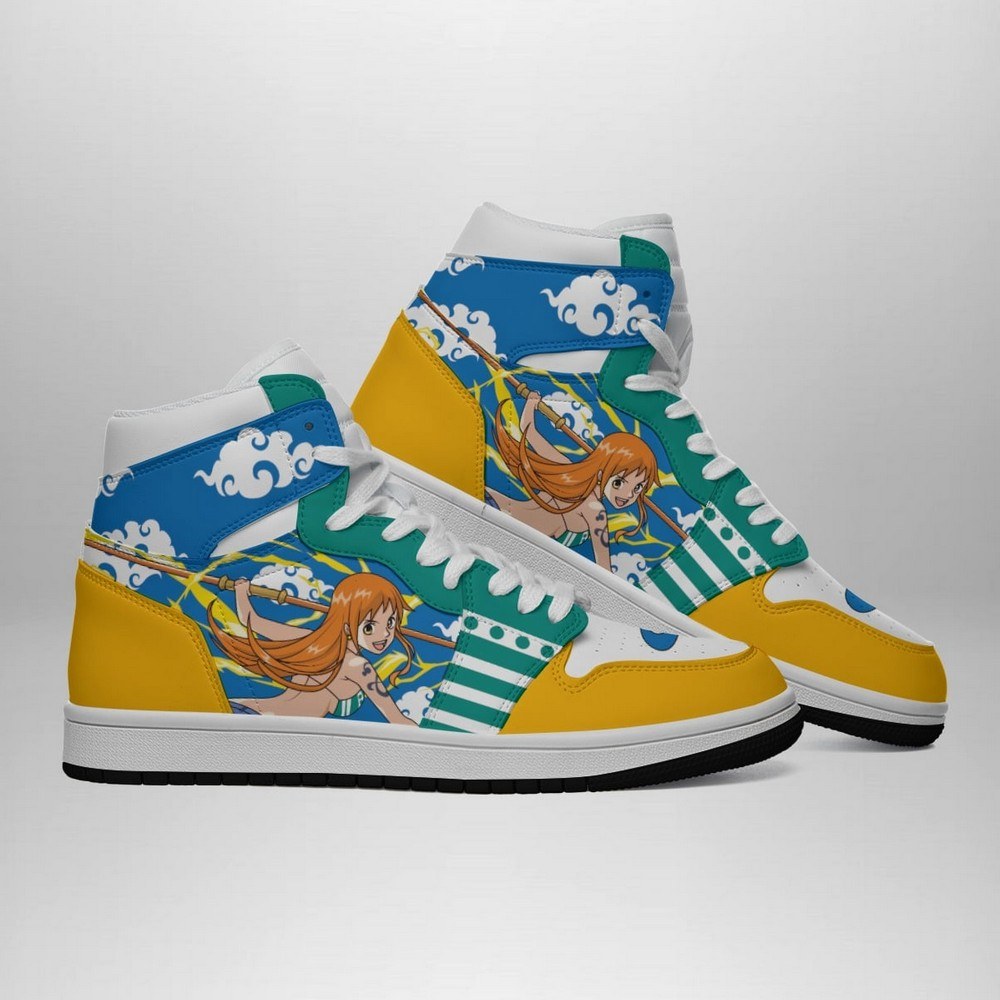 Ideafootwear One Piece Nami AJ1 High Sneakers Shoes For Men And Women