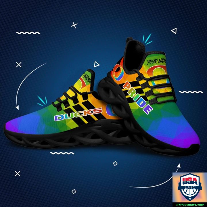 Ideafootwear Oregon Ducks Max Soul Shoes Sneakers For Men And Women
