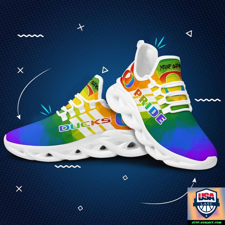 Ideafootwear Oregon Ducks Max Soul Shoes Sneakers For Men And Women