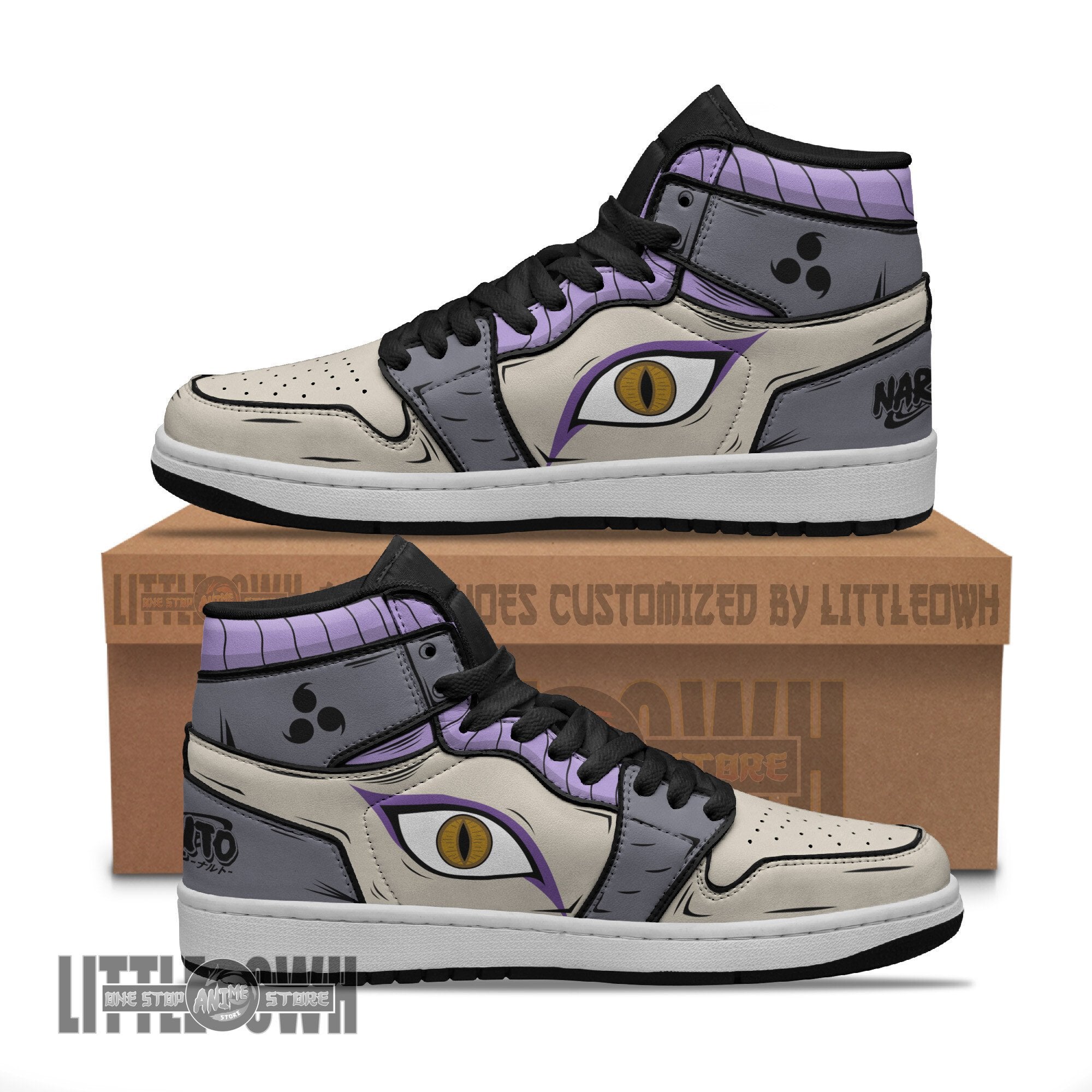 Ideafootwear Orochimaru AJ1 High Sneakers Shoes For Men And Women