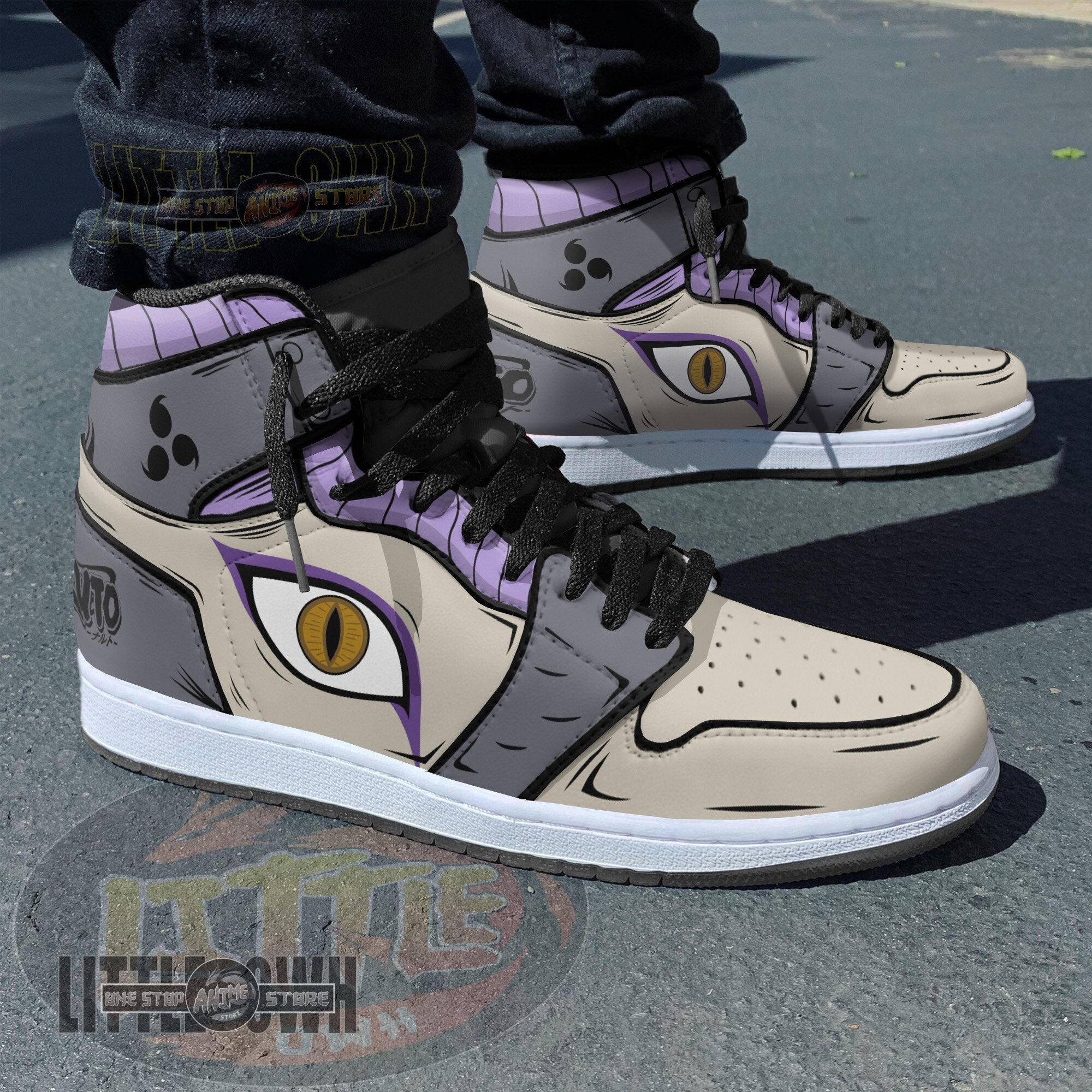 Ideafootwear Orochimaru AJ1 High Sneakers Shoes For Men And Women