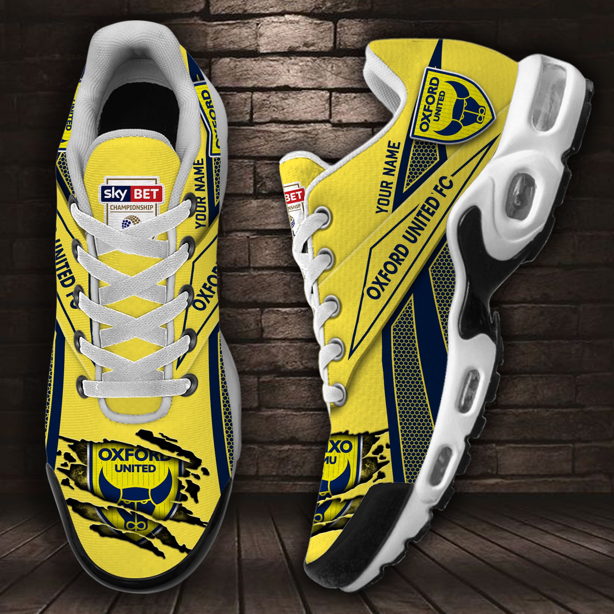 Ideafootwear Oxford United F.C TN Shoes Sneakers For Men And Women