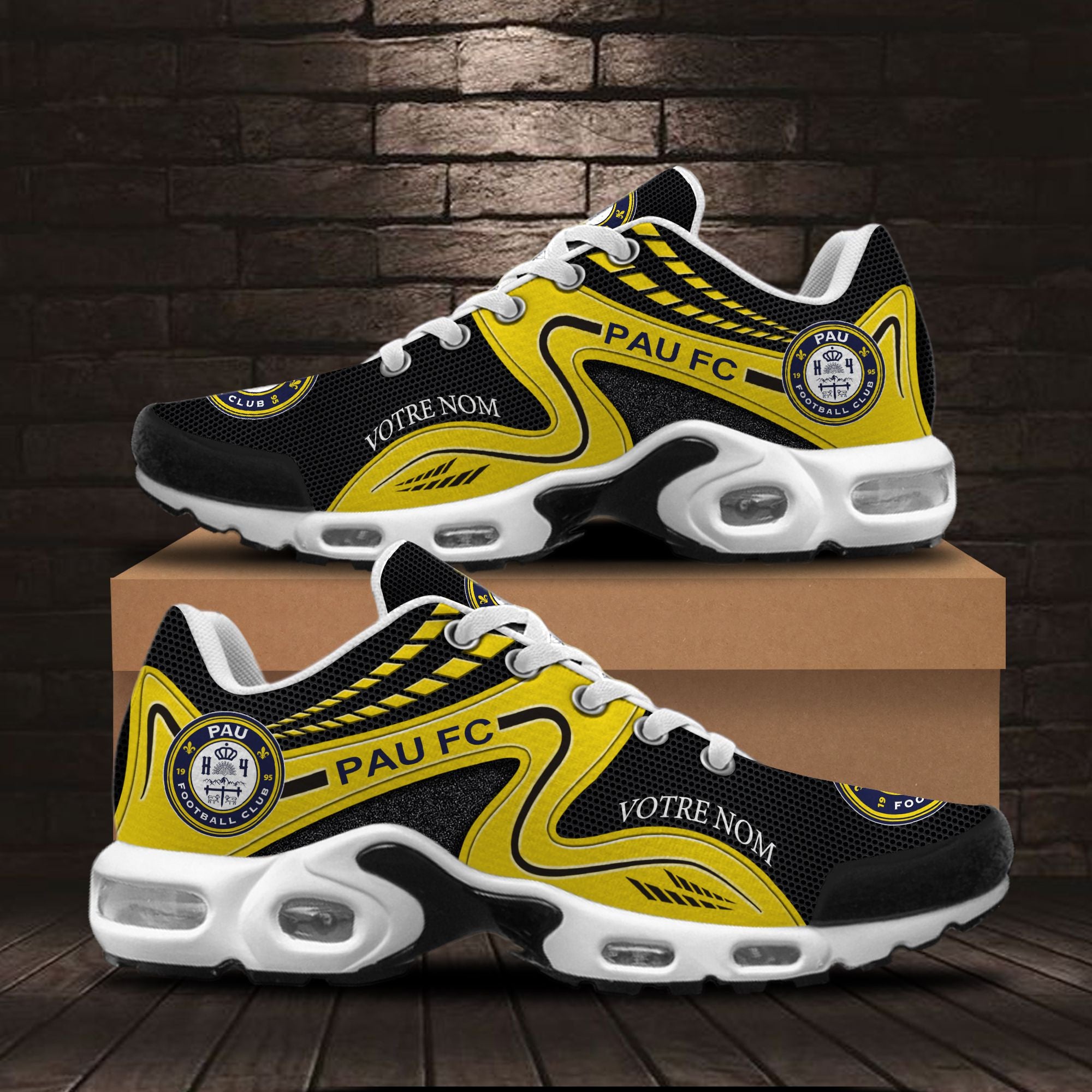Ideafootwear Pau Football Club TN Shoes Sneakers For Men And Women