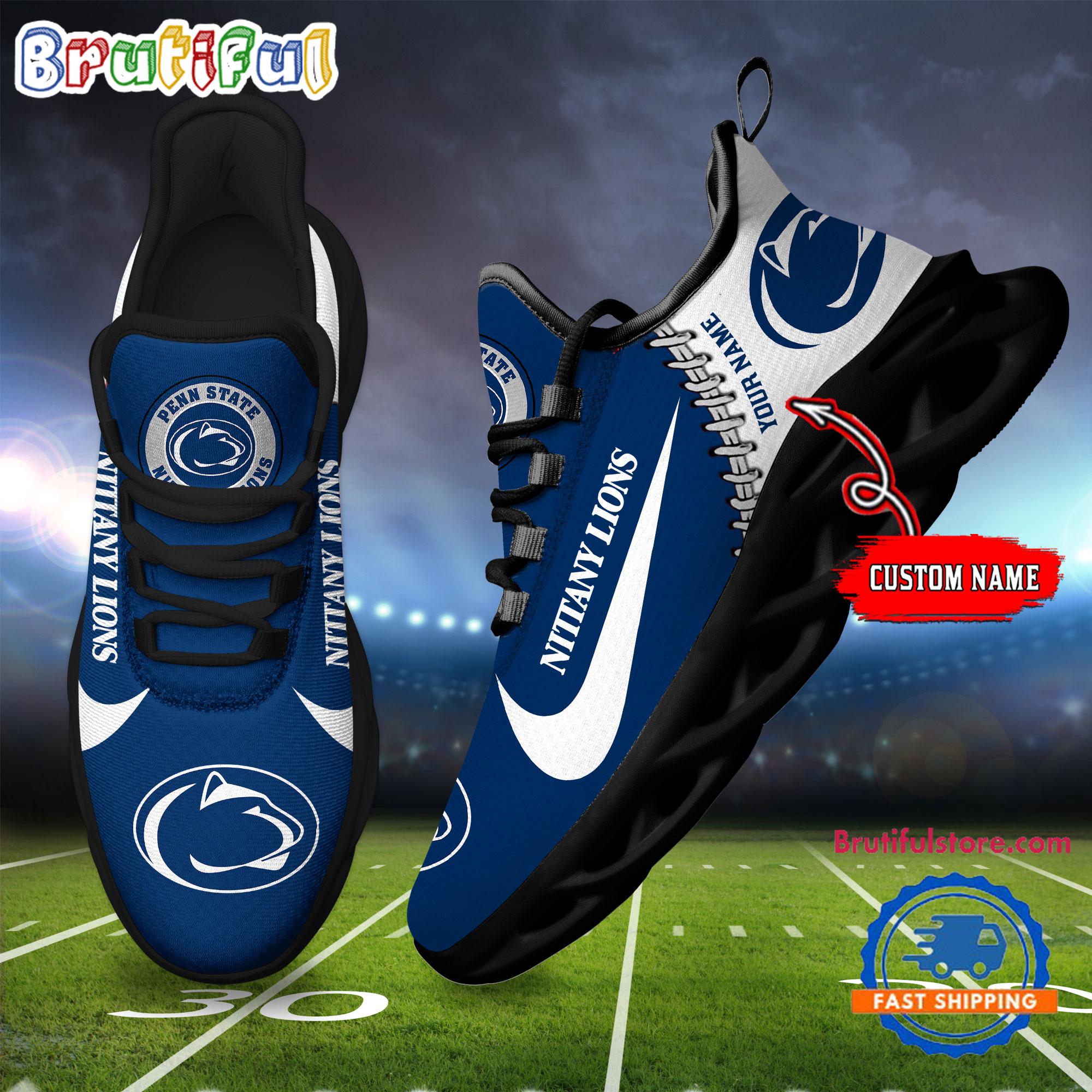 Ideafootwear Penn State Nittany Lions Max Soul Shoes Sneakers For Men And Women