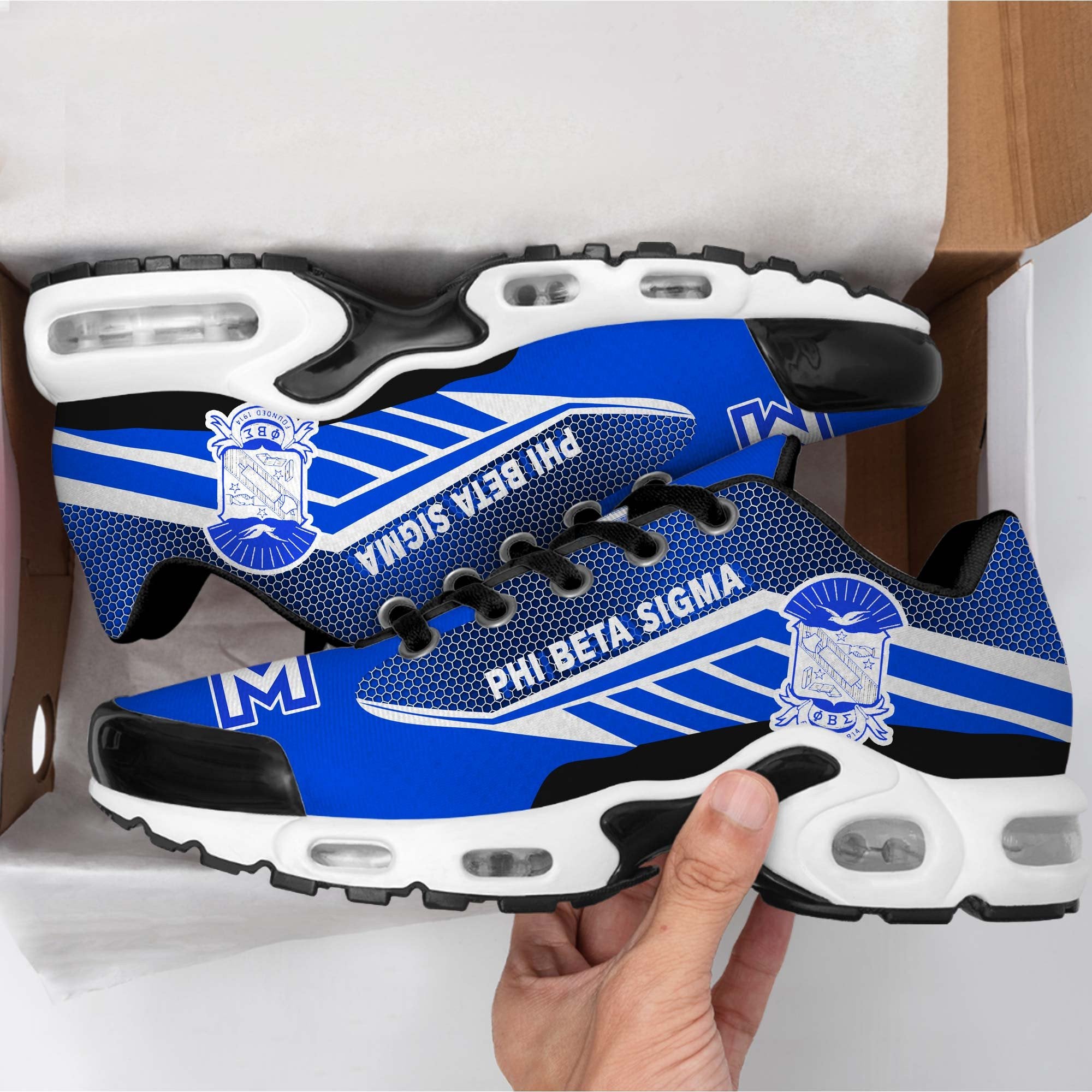 Ideafootwear Phi Beta Sigma TN Shoes Sneakers For Men And Women