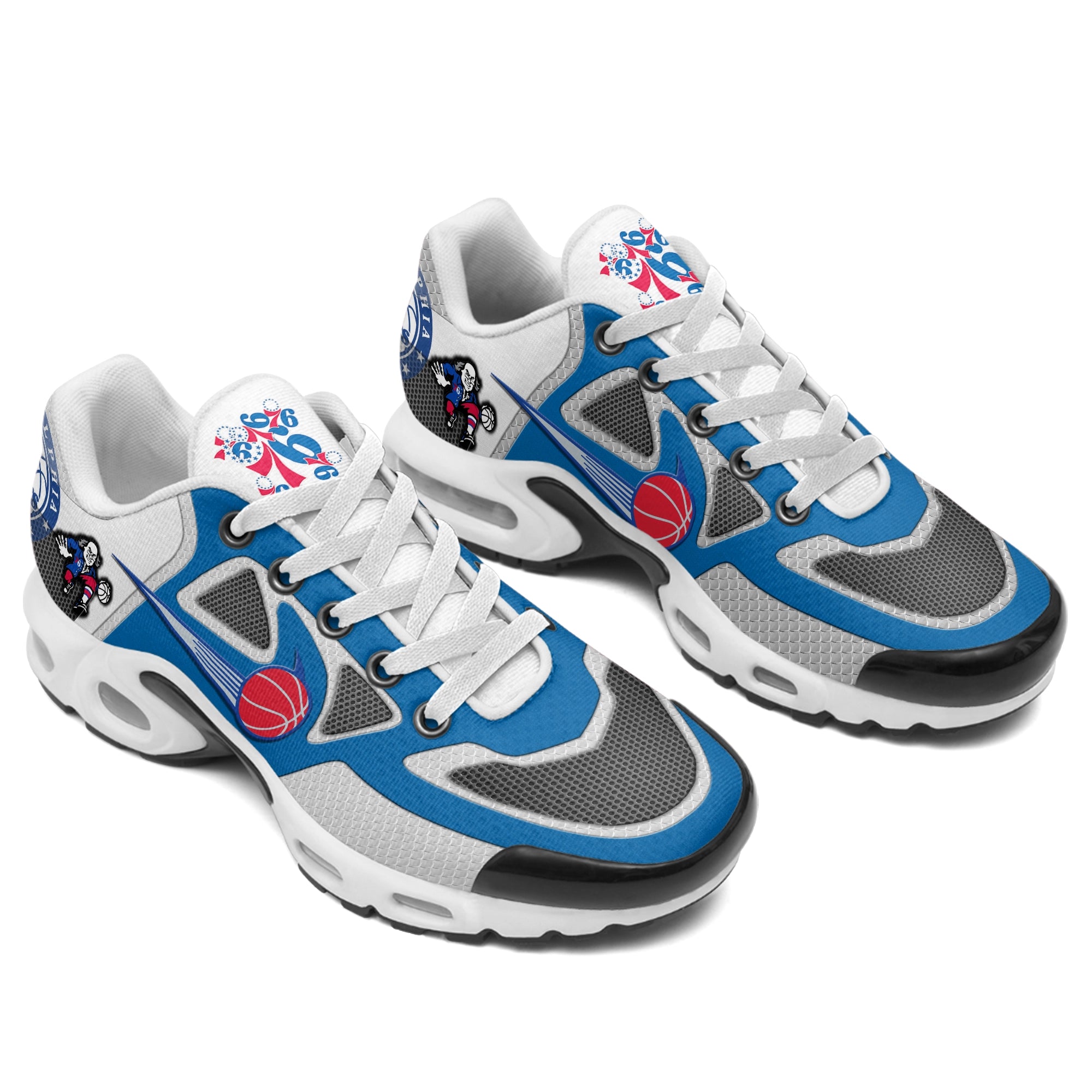 Ideafootwear Philadelphia 76ers TN Shoes Sneakers For Men And Women