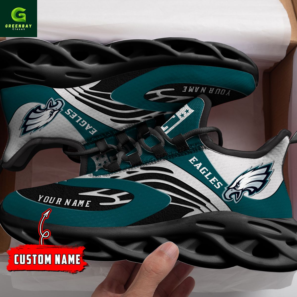 Ideafootwear Philadelphia Eagles Max Soul Shoes Sneakers For Men And Women