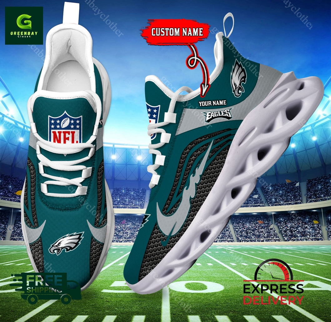 Ideafootwear Philadelphia Eagles Max Soul Shoes Sneakers For Men And Women