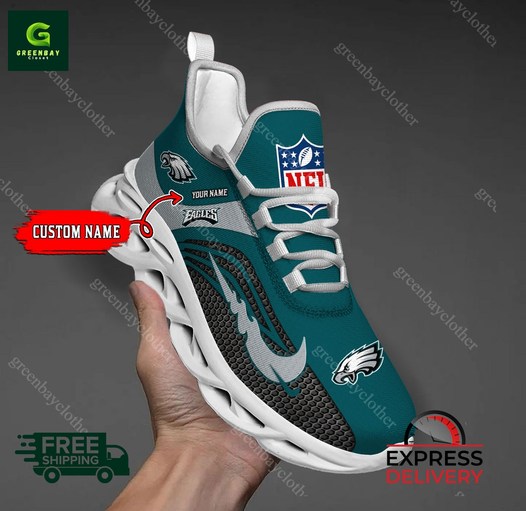 Ideafootwear Philadelphia Eagles Max Soul Shoes Sneakers For Men And Women