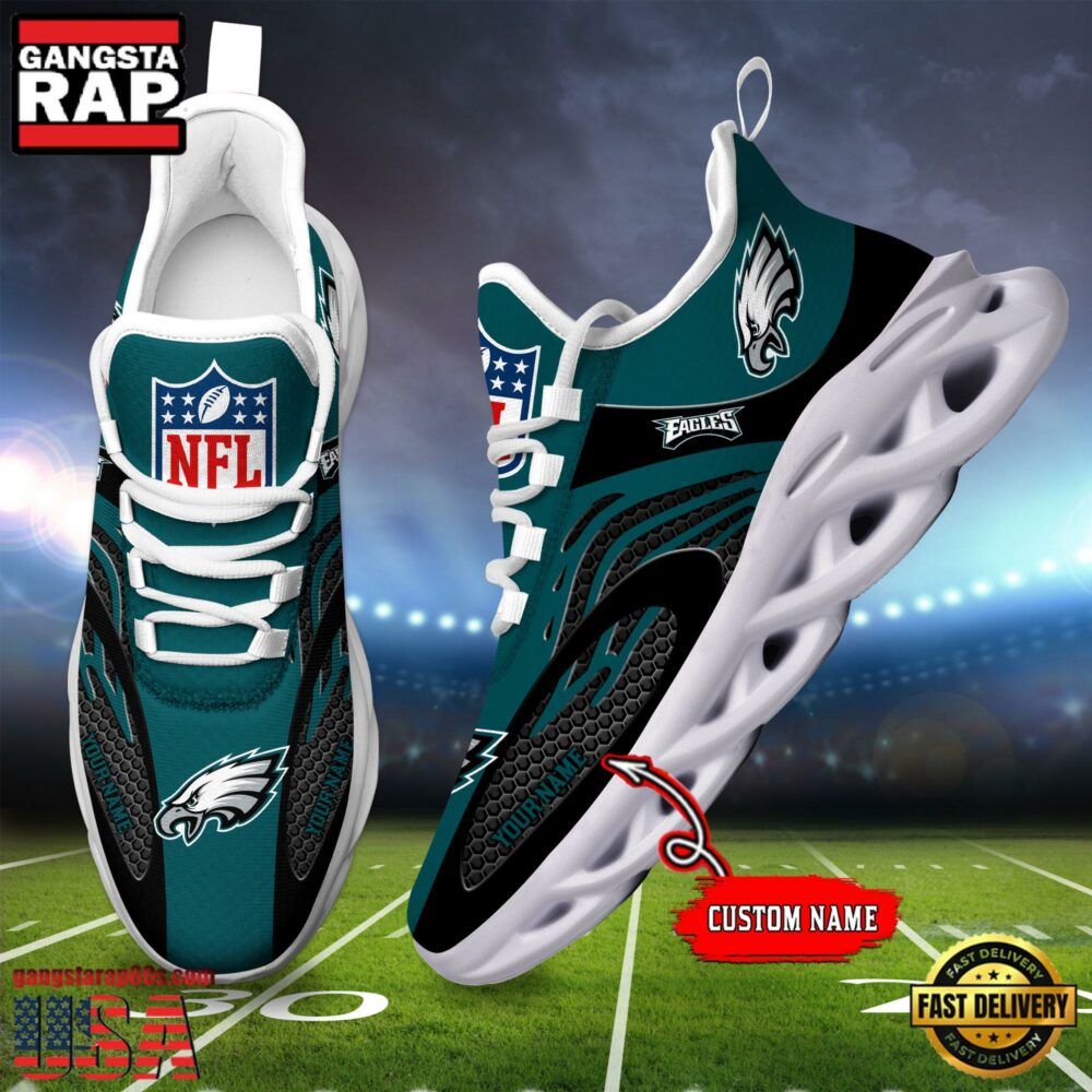 Ideafootwear Philadelphia Eagles Max Soul Shoes Sneakers For Men And Women
