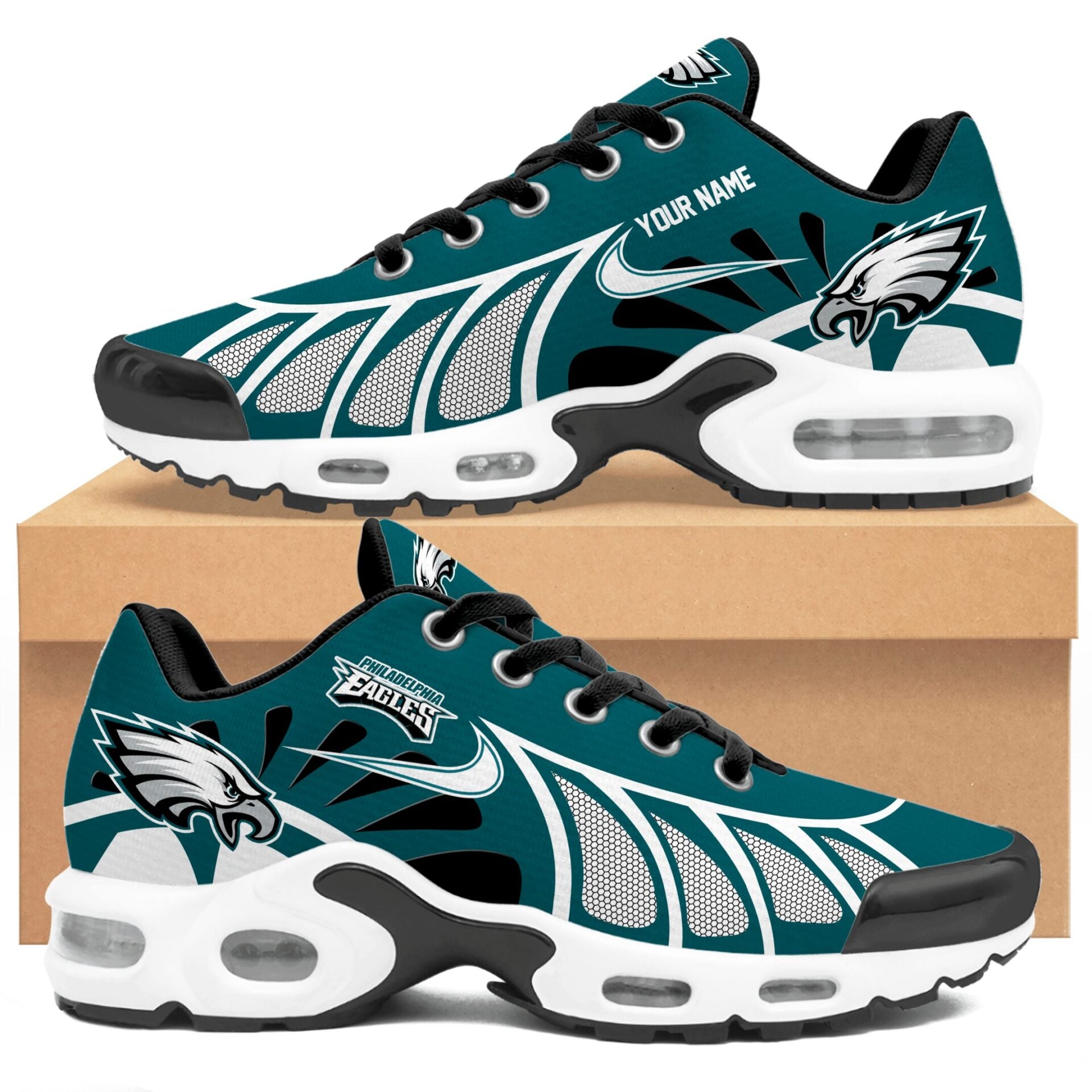 Ideafootwear Philadelphia Eagles TN Shoes Sneakers For Men And Women