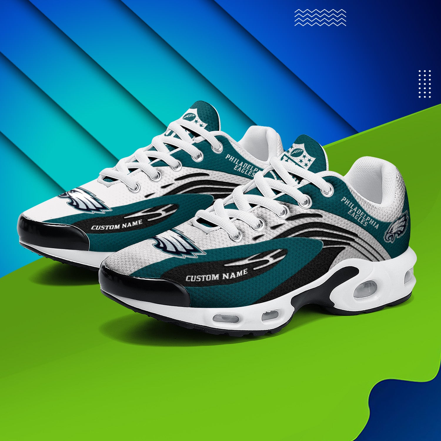 Ideafootwear Philadelphia Eagles TN Shoes Sneakers For Men And Women