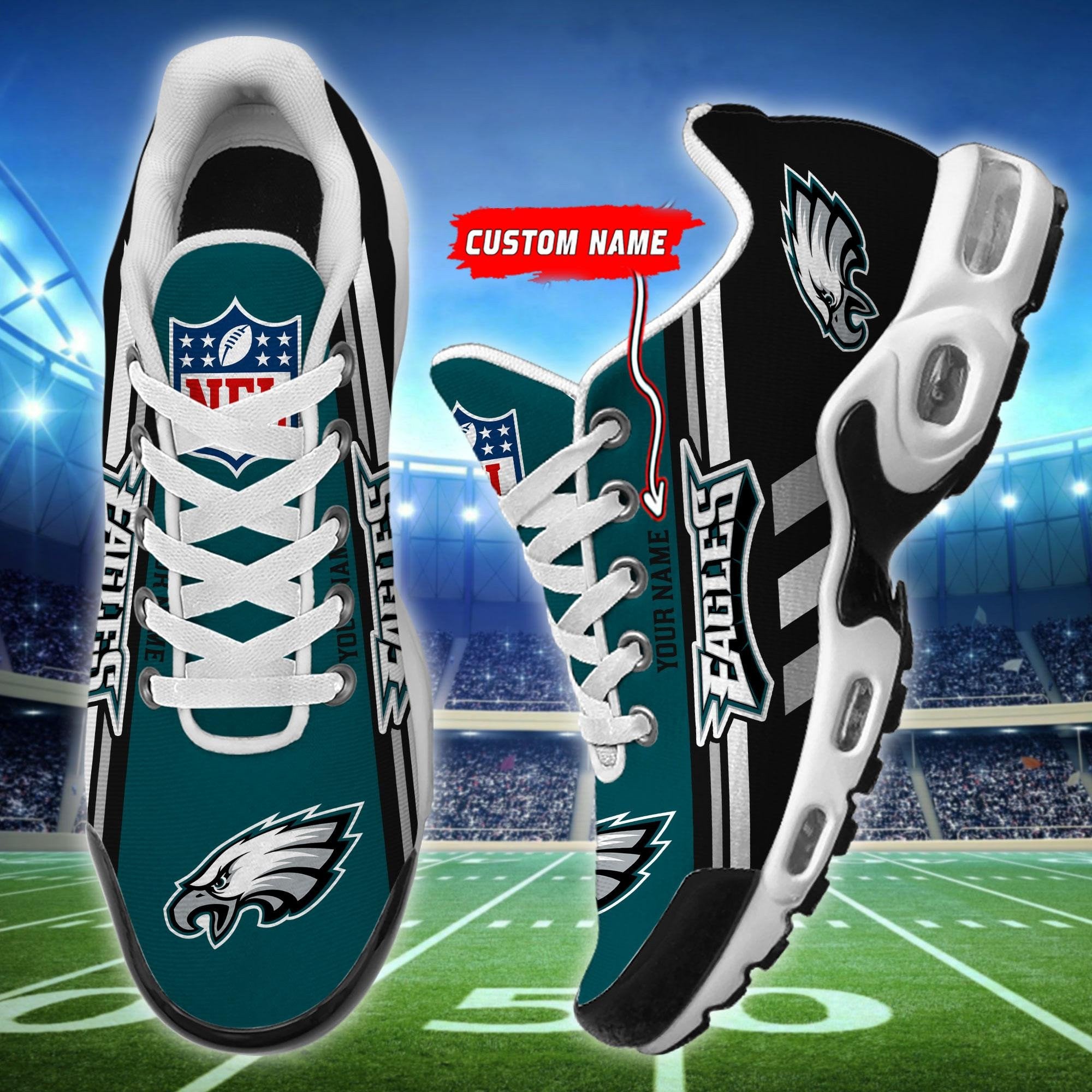 Ideafootwear Philadelphia Eagles TN Shoes Sneakers For Men And Women