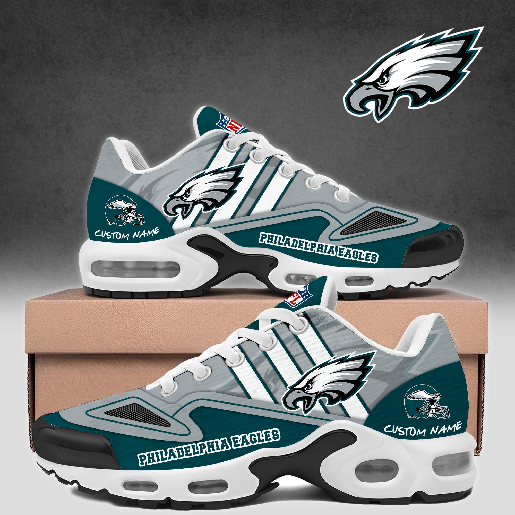 Ideafootwear Philadelphia Eagles TN Shoes Sneakers For Men And Women
