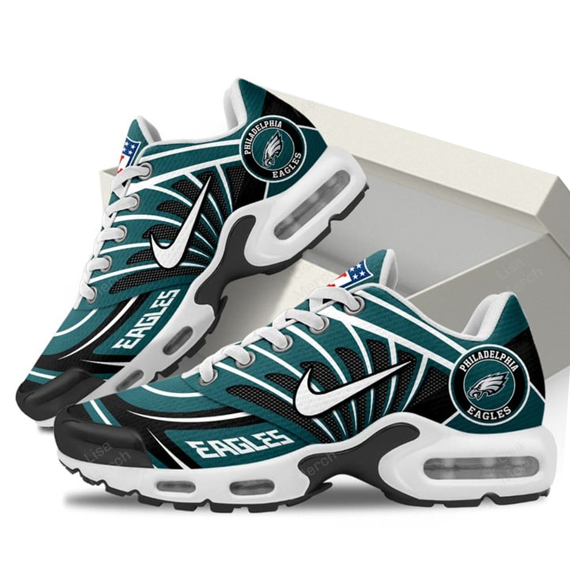 Ideafootwear Philadelphia Eagles TN Shoes Sneakers For Men And Women