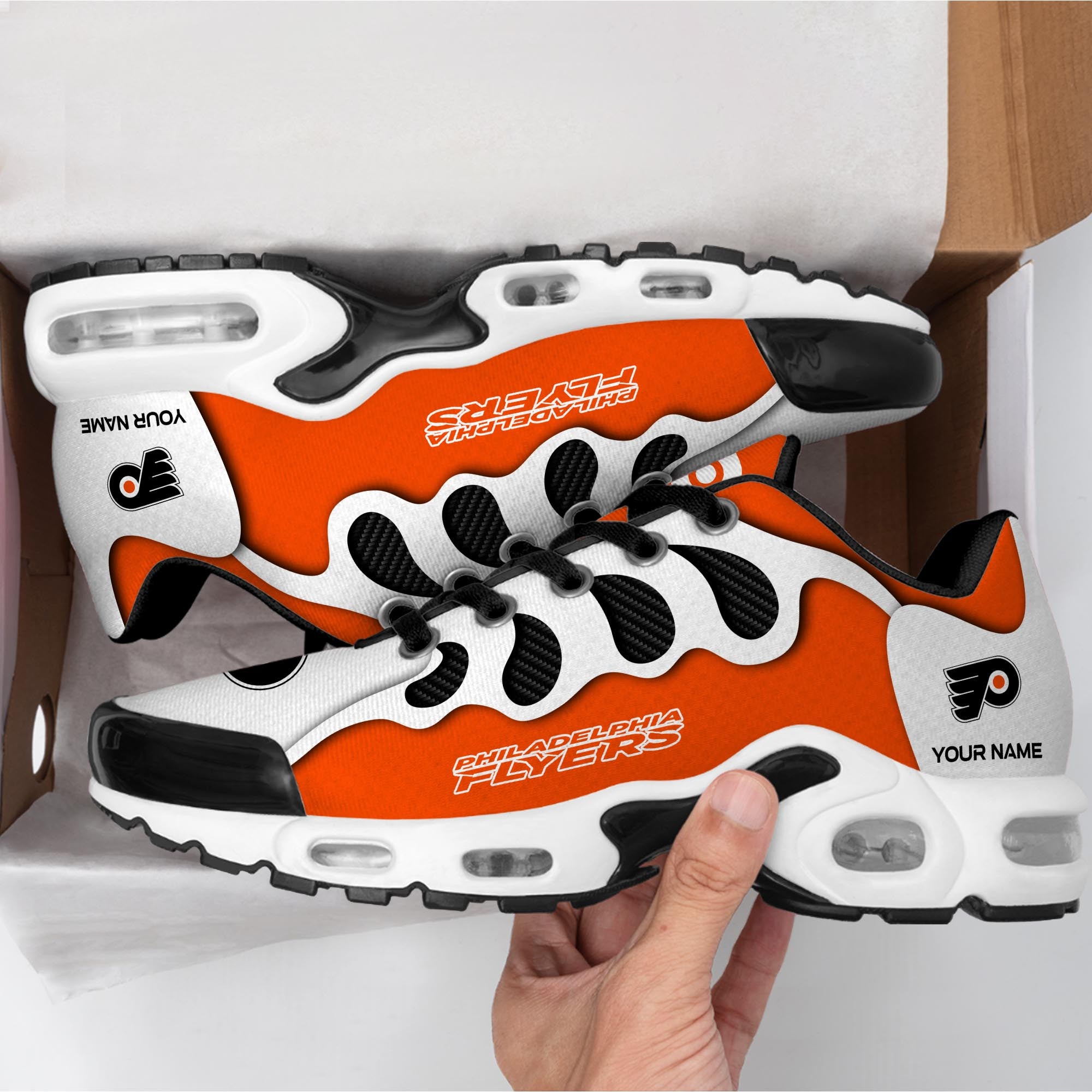 Ideafootwear Philadelphia Flyers TN Shoes Sneakers For Men And Women