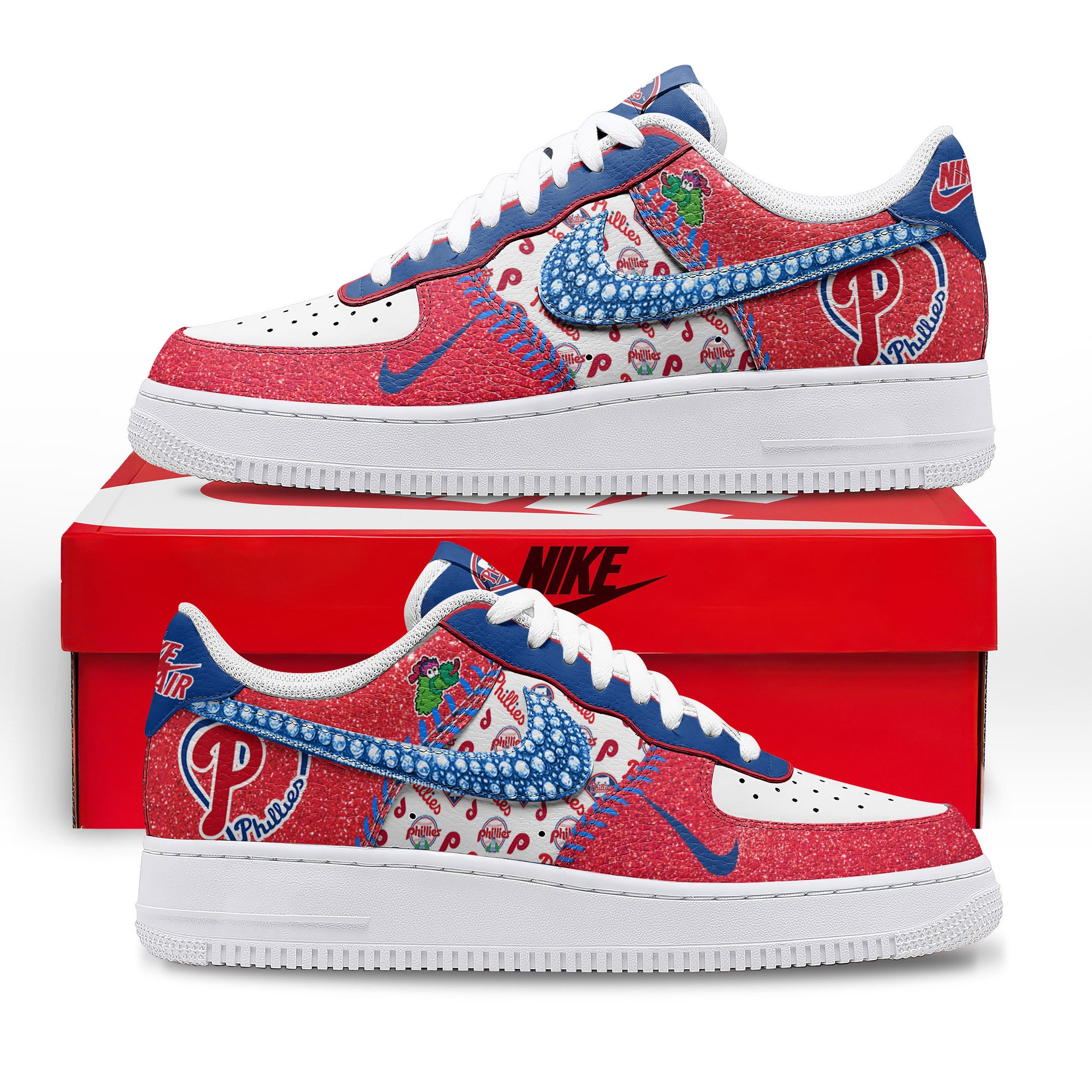 Ideafootwear Philadelphia Phillies Air Low-Top Sneakers Shoes For Men And Women 1