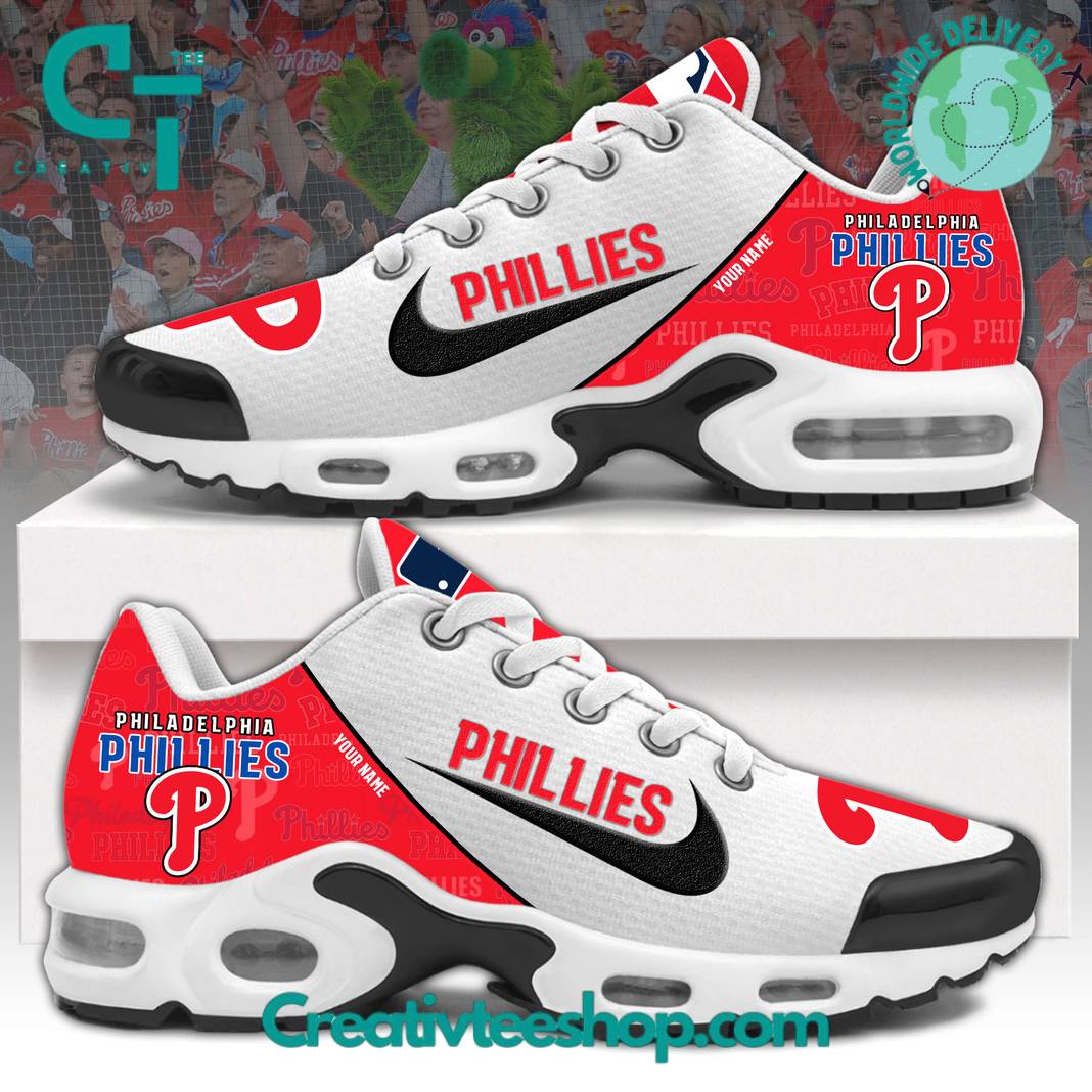 Ideafootwear Philadelphia Phillies TN Shoes Sneakers For Men And Women