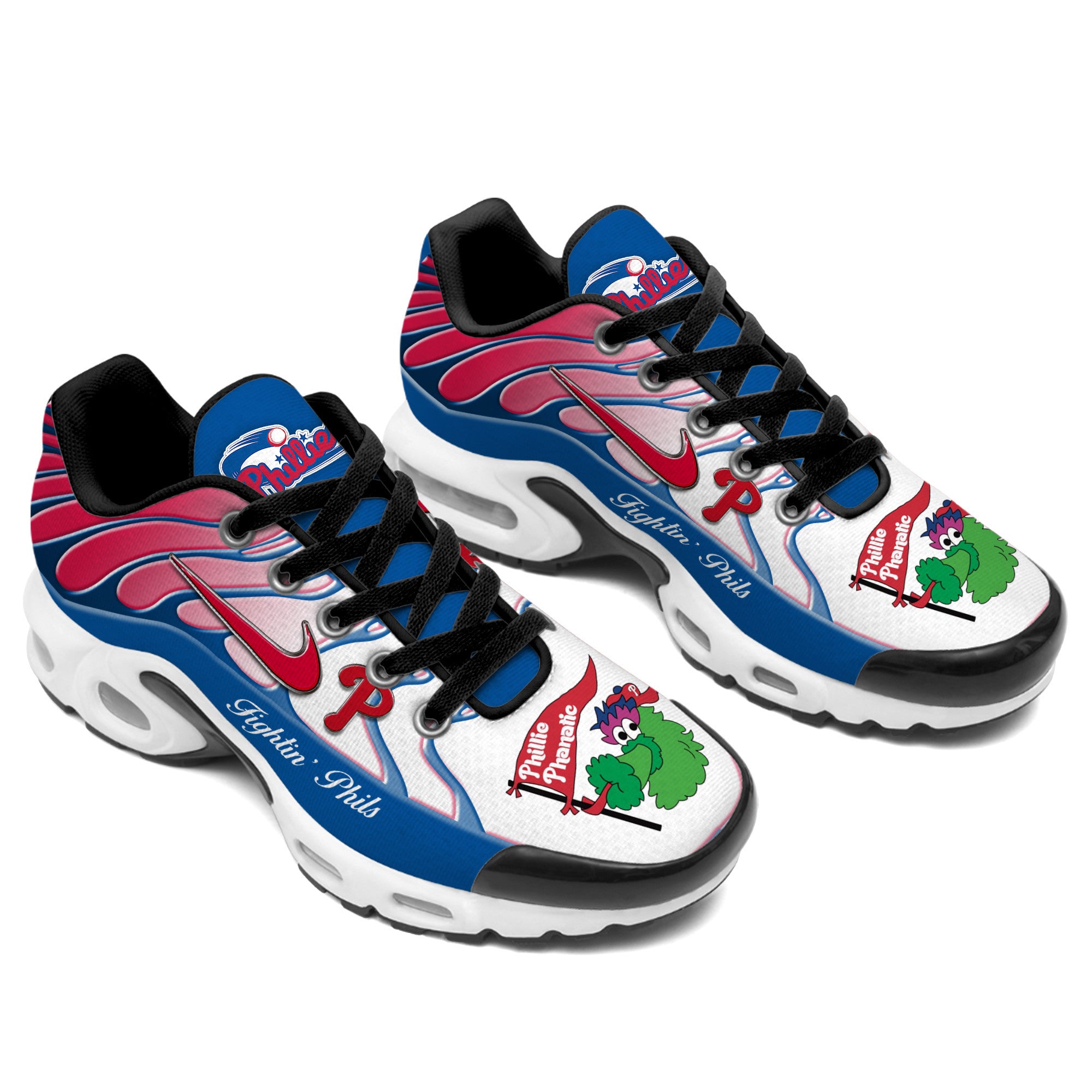 Ideafootwear Philadelphia Phillies TN Shoes Sneakers For Men And Women